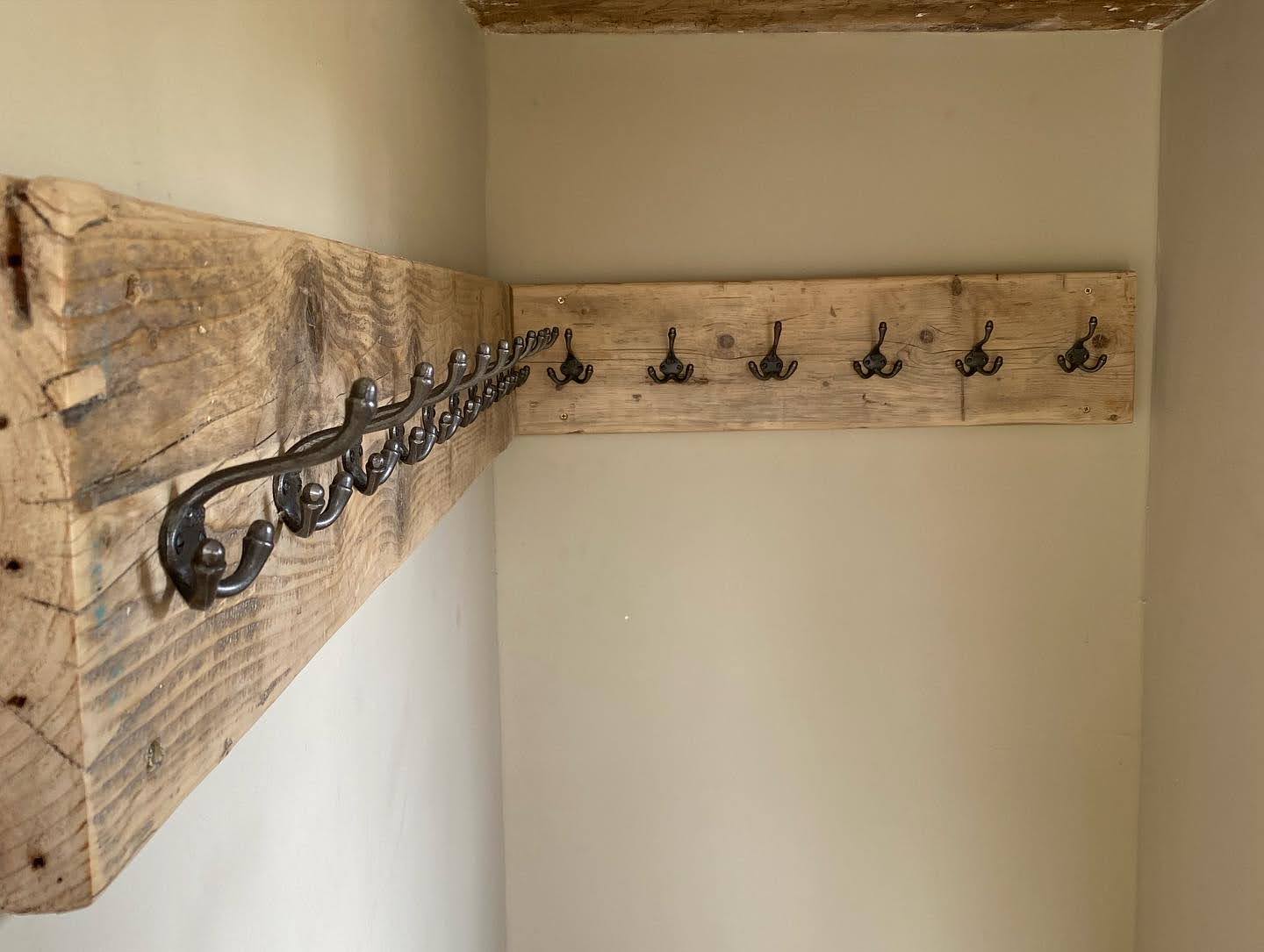 Wooden Coat hooks 'Mortehoe' – Little Devon Furniture Company