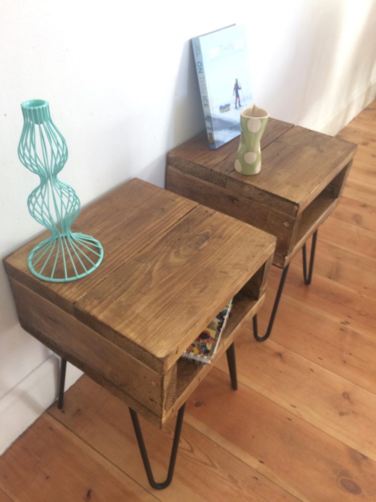 Wooden Bedside Tables - &