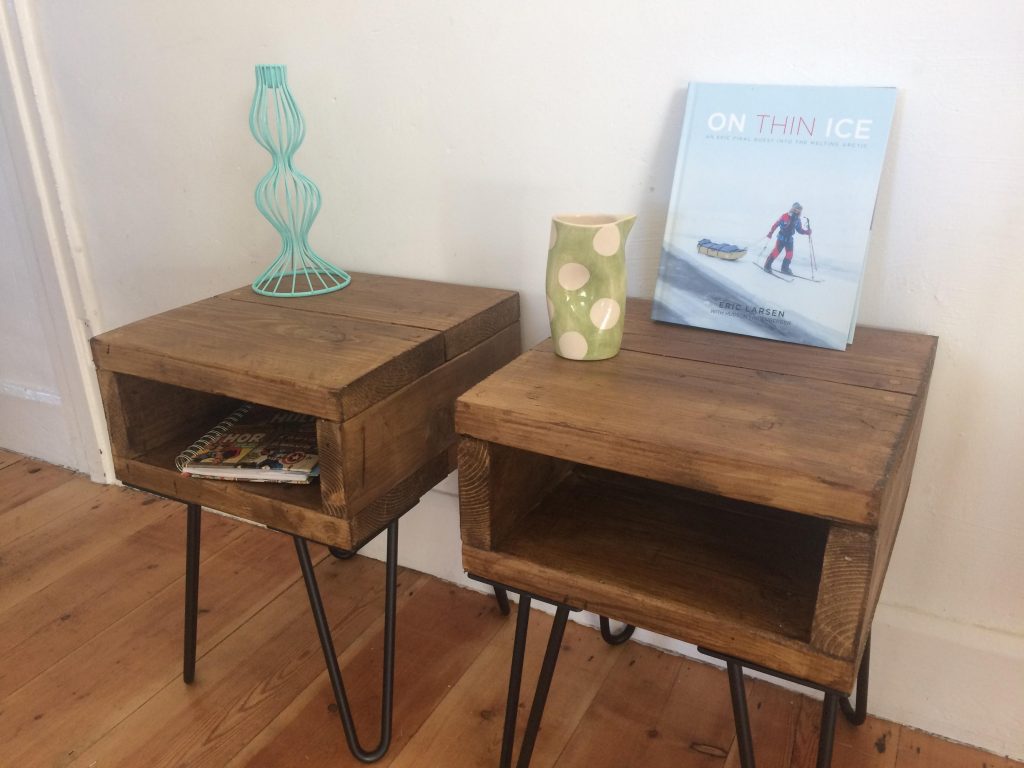 Wooden Bedside Tables - &