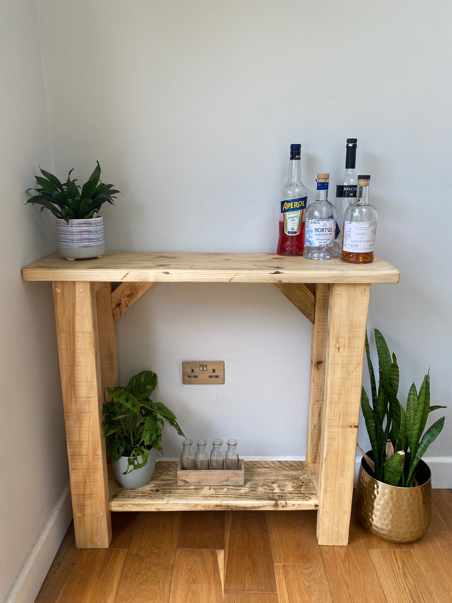 The Wooden Console Table