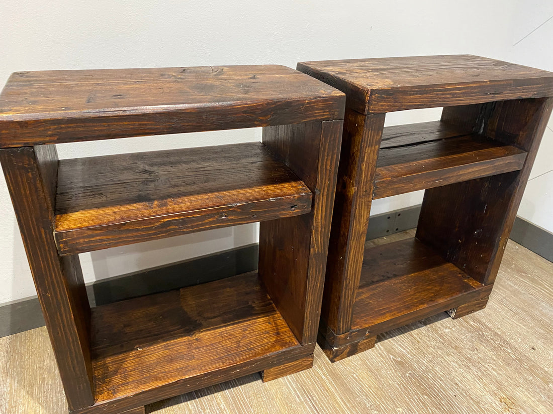 Wooden Bedside Tables - &