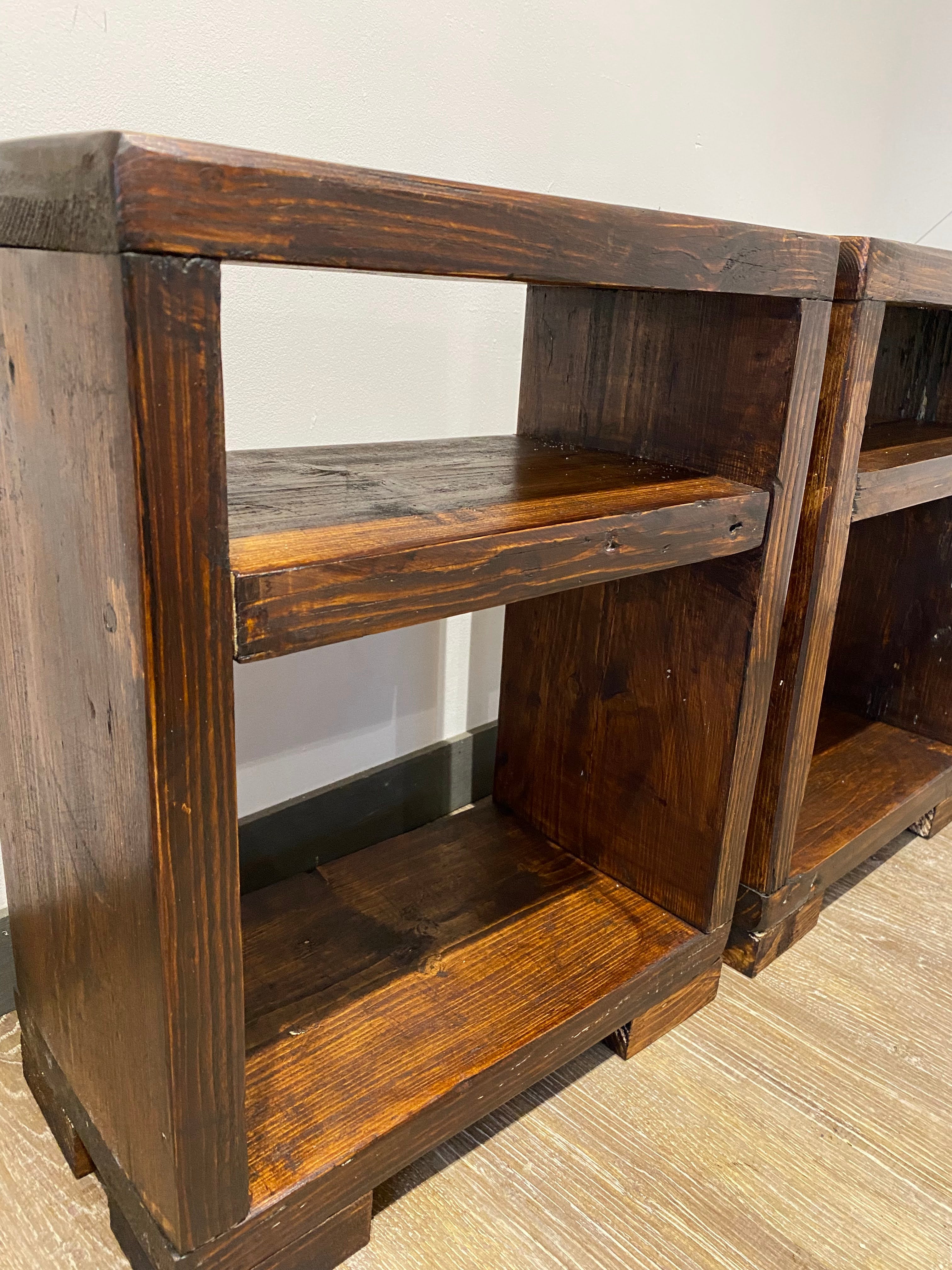 Wooden Bedside Tables - &