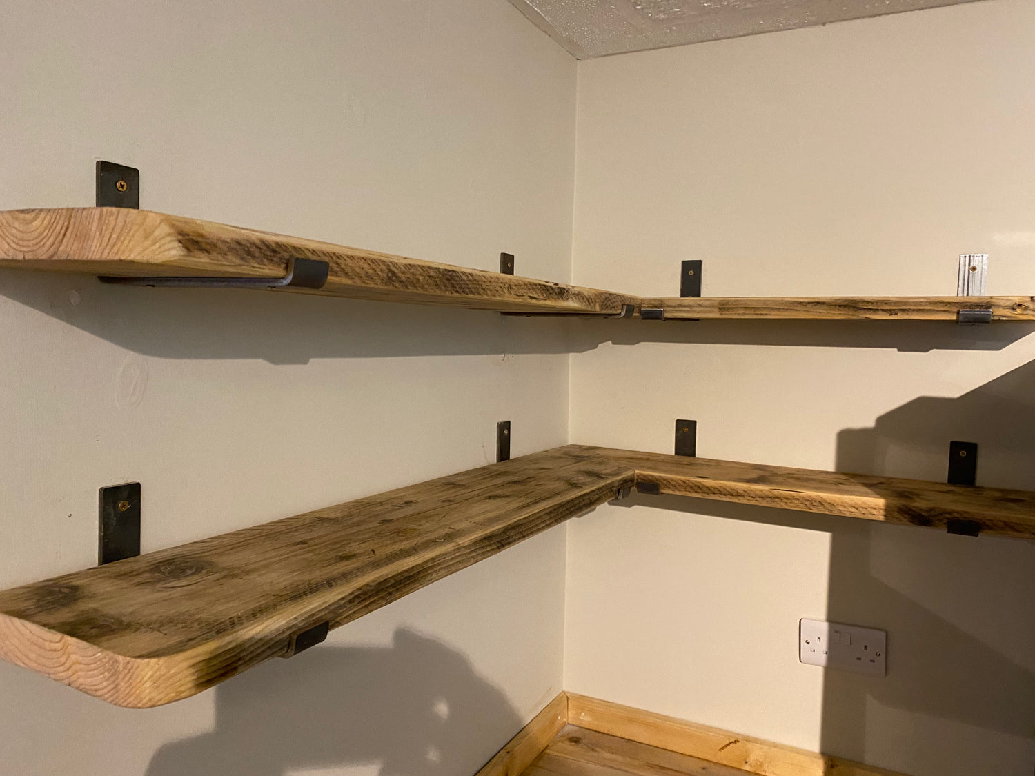 Wooden Corner shelf