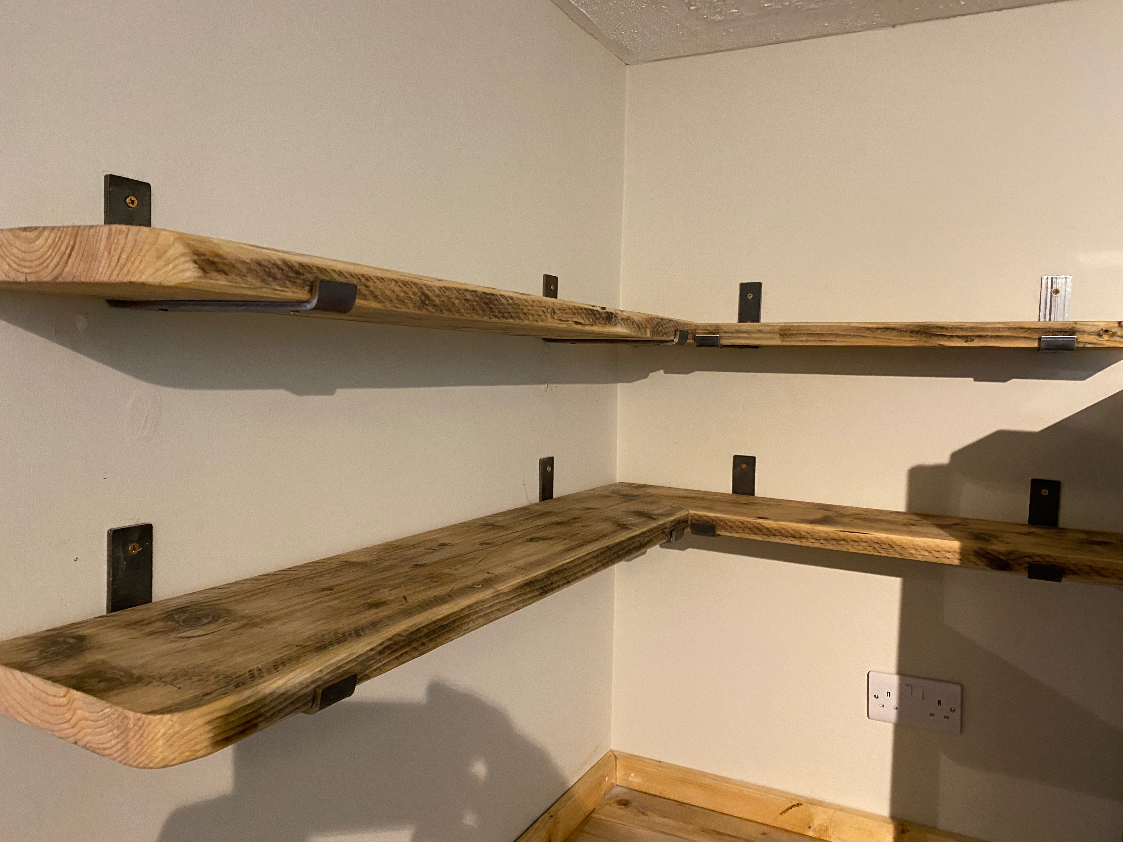 Wooden Corner shelf