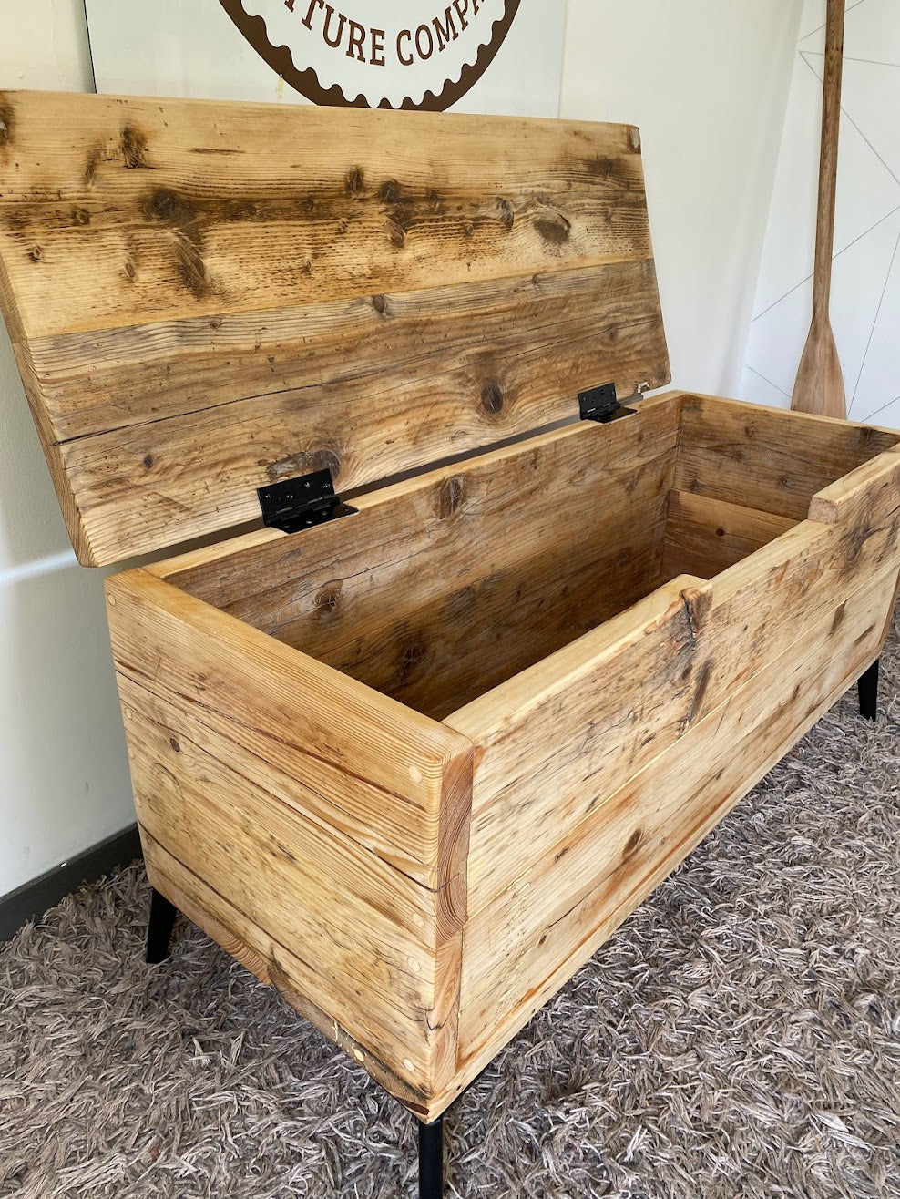 Wooden Toy Storage Box - The &