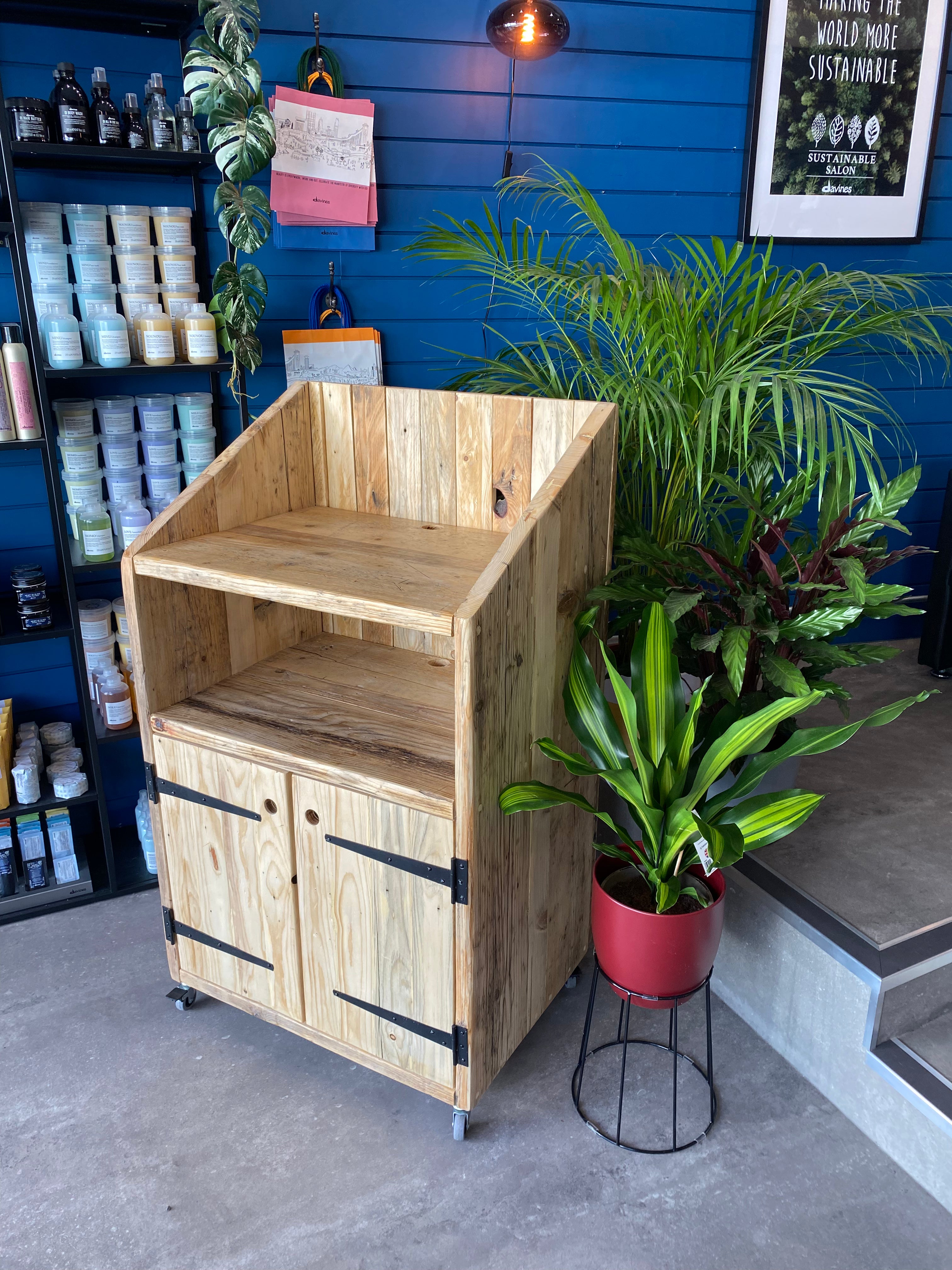 Wooden Reception Desk - The Small one