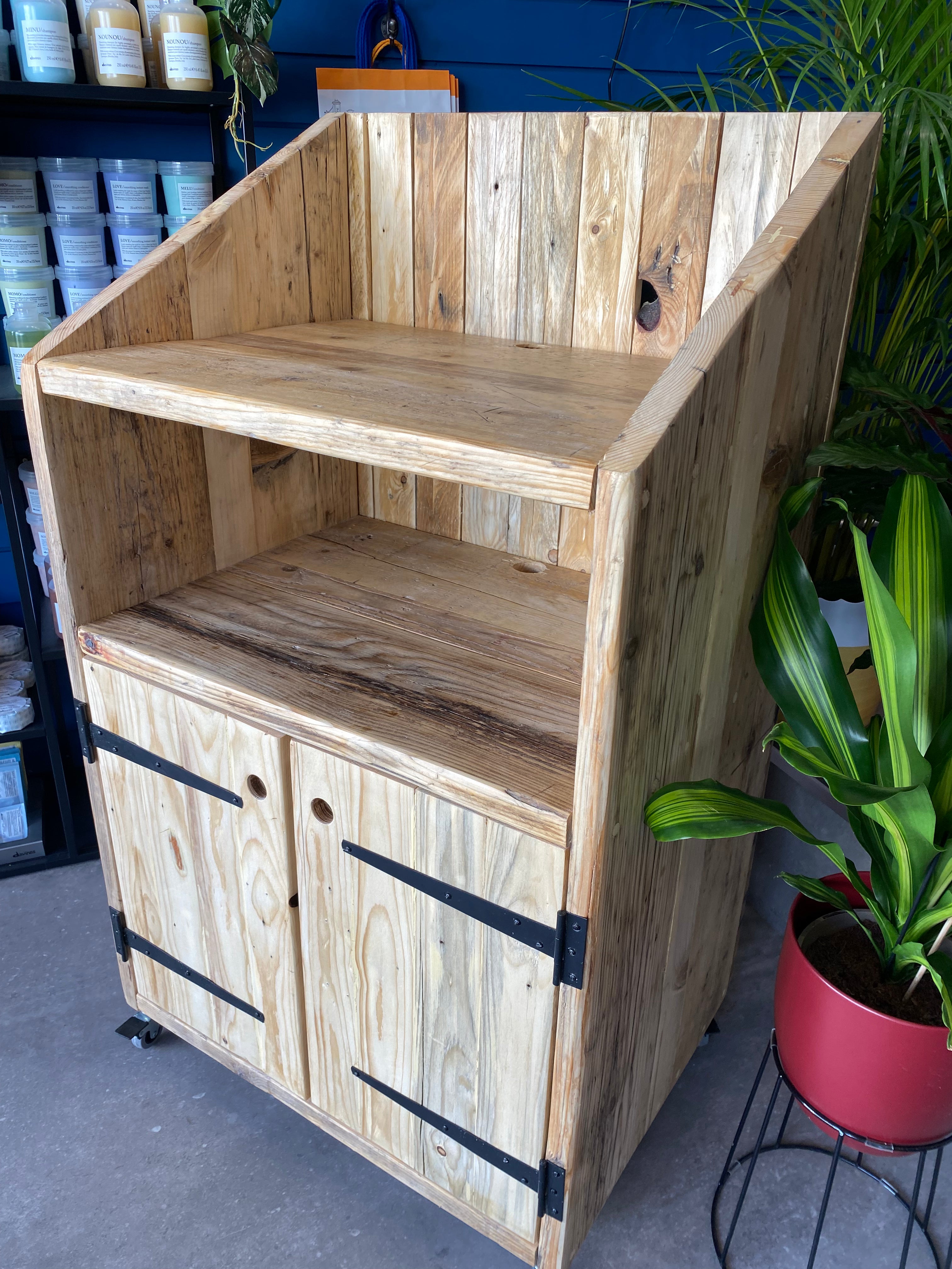 Wooden Reception Desk - The Small one
