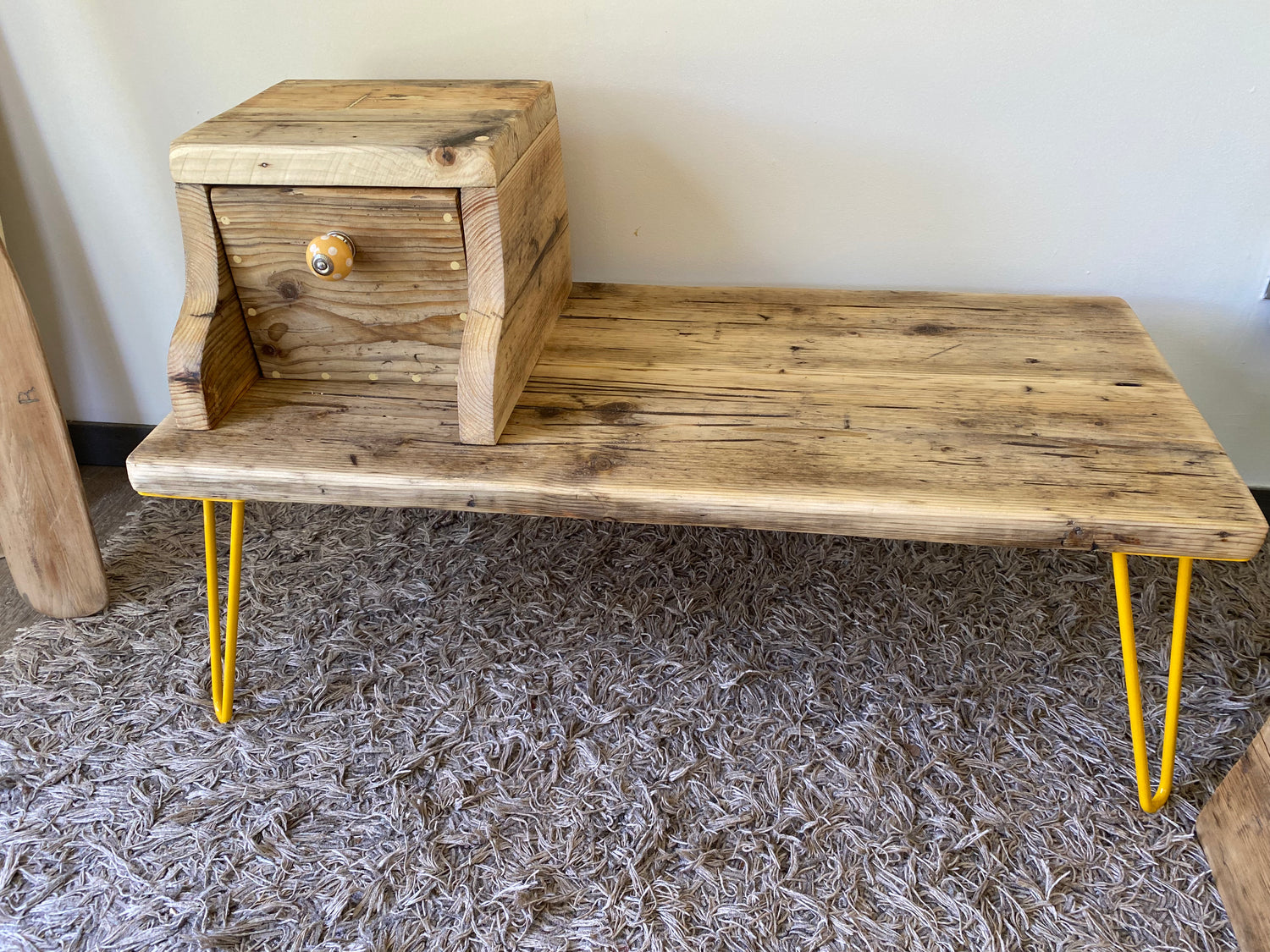 Wooden Telephone Seat Table &