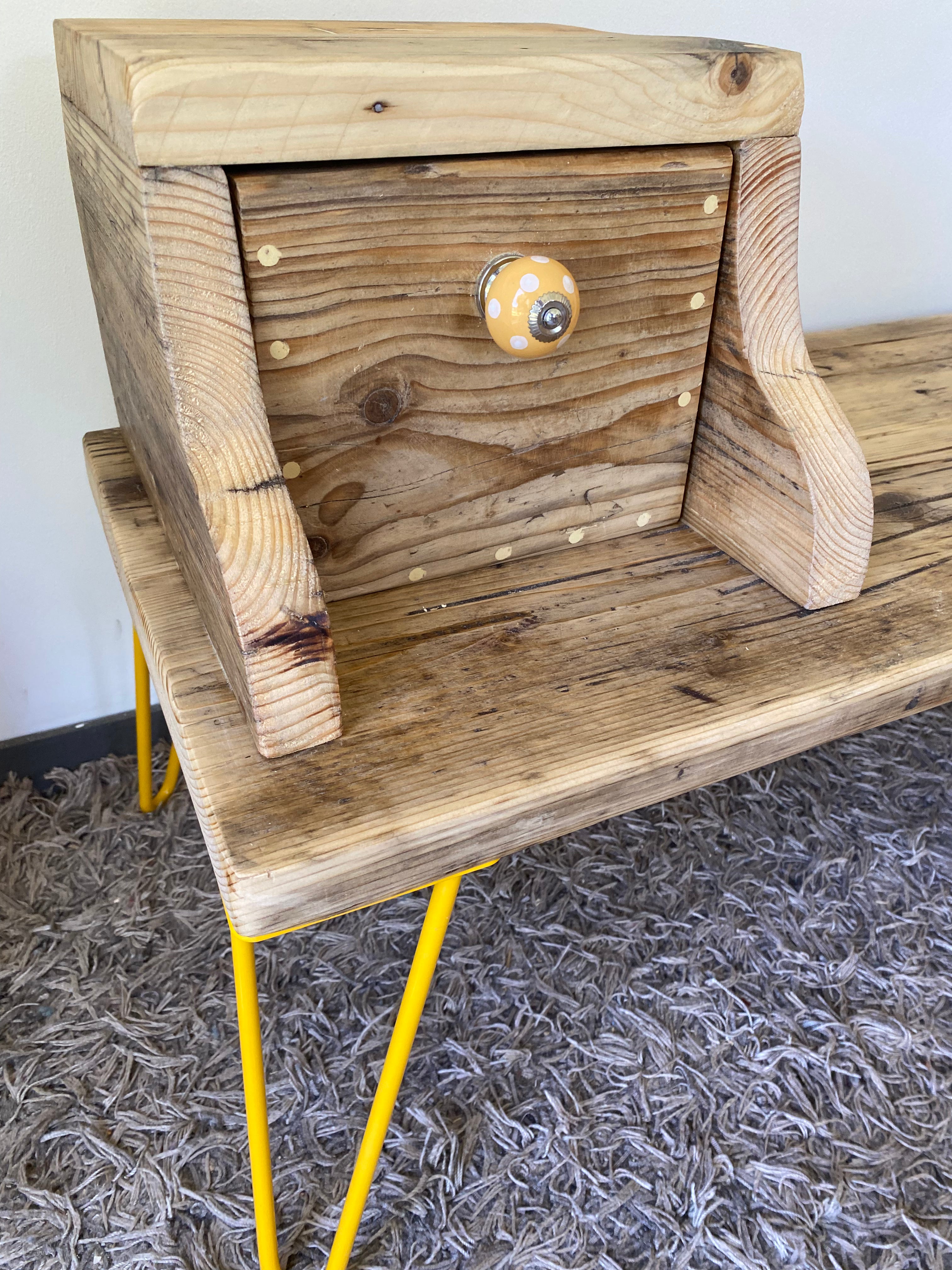 Wooden Telephone Seat Table &
