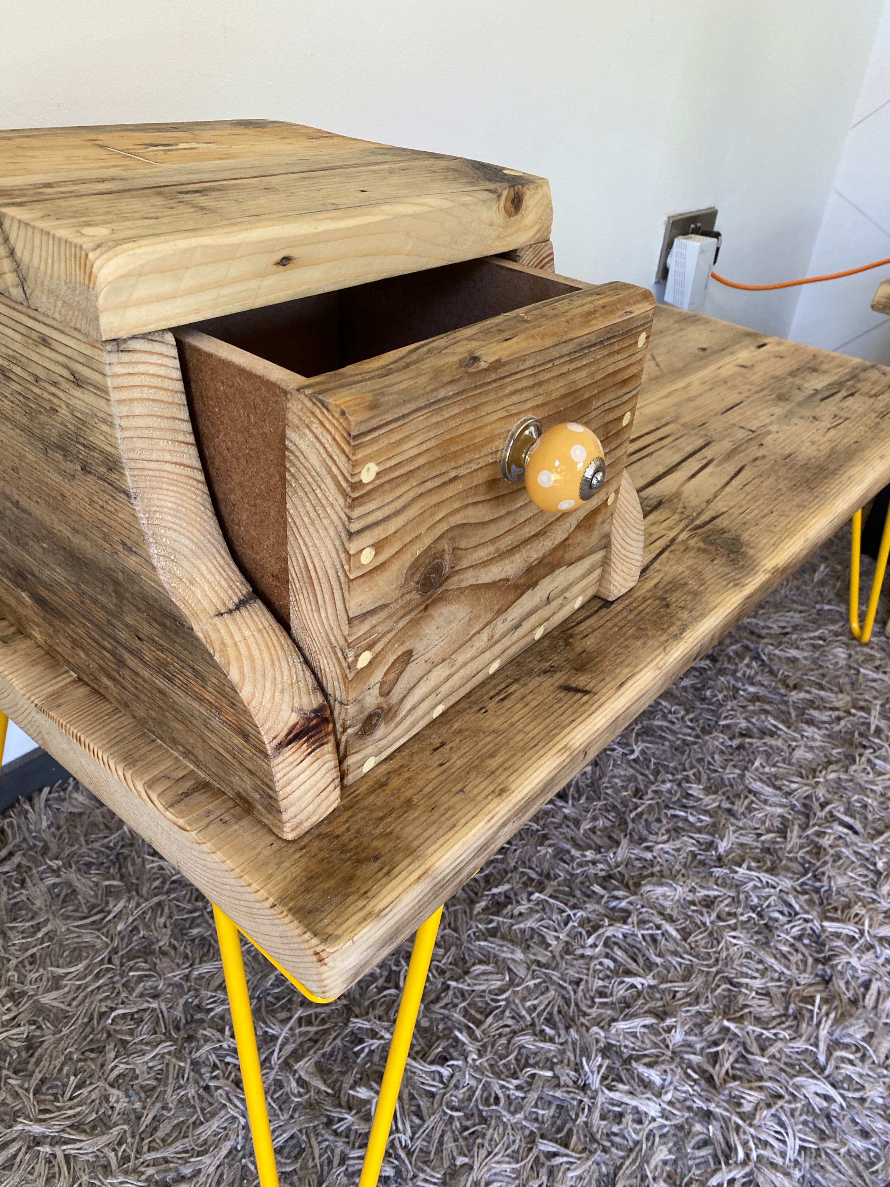 Wooden Telephone Seat Table &