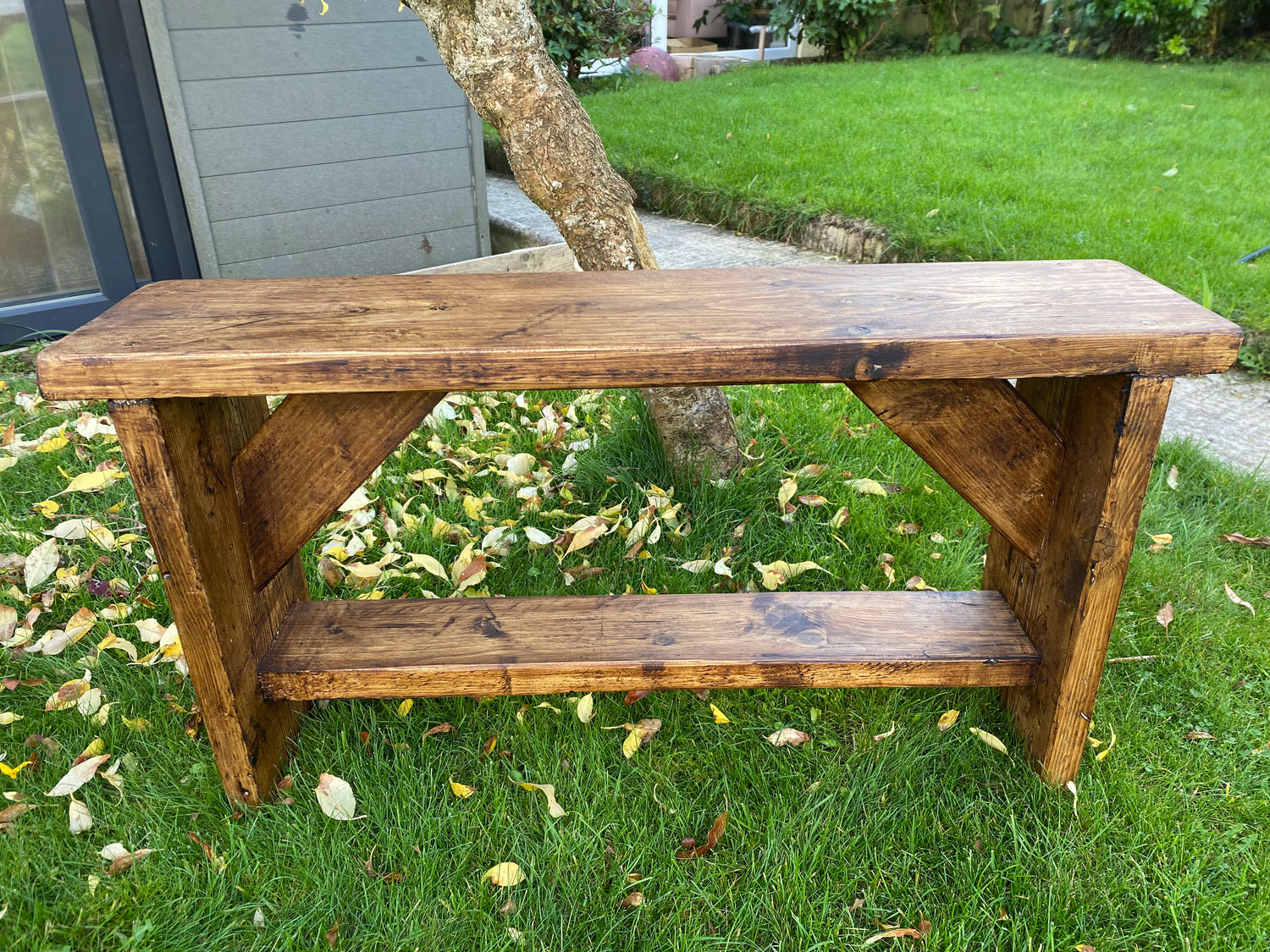 Wooden Bench - &