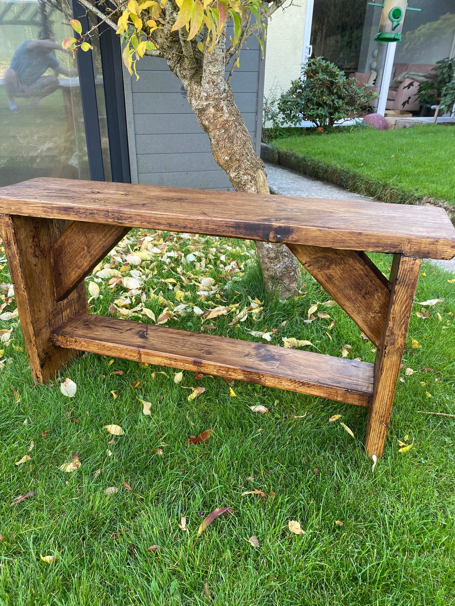 Wooden Bench - &