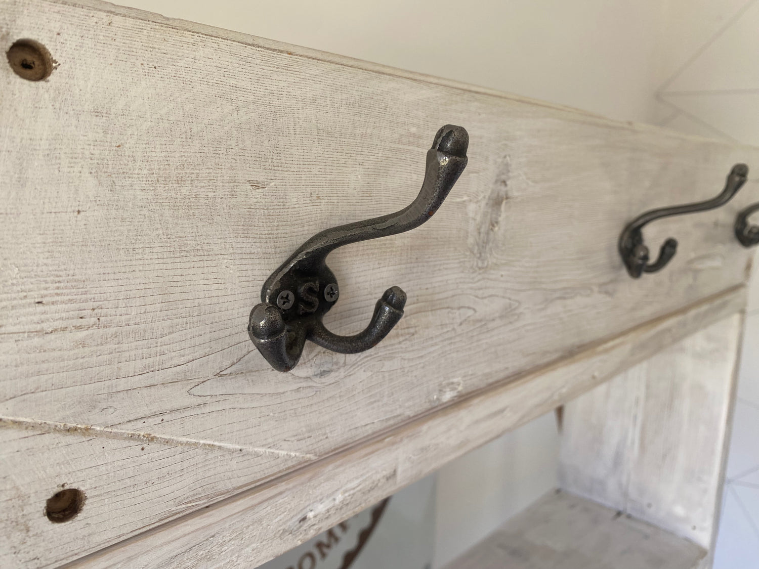 Wooden Coat hooks - &