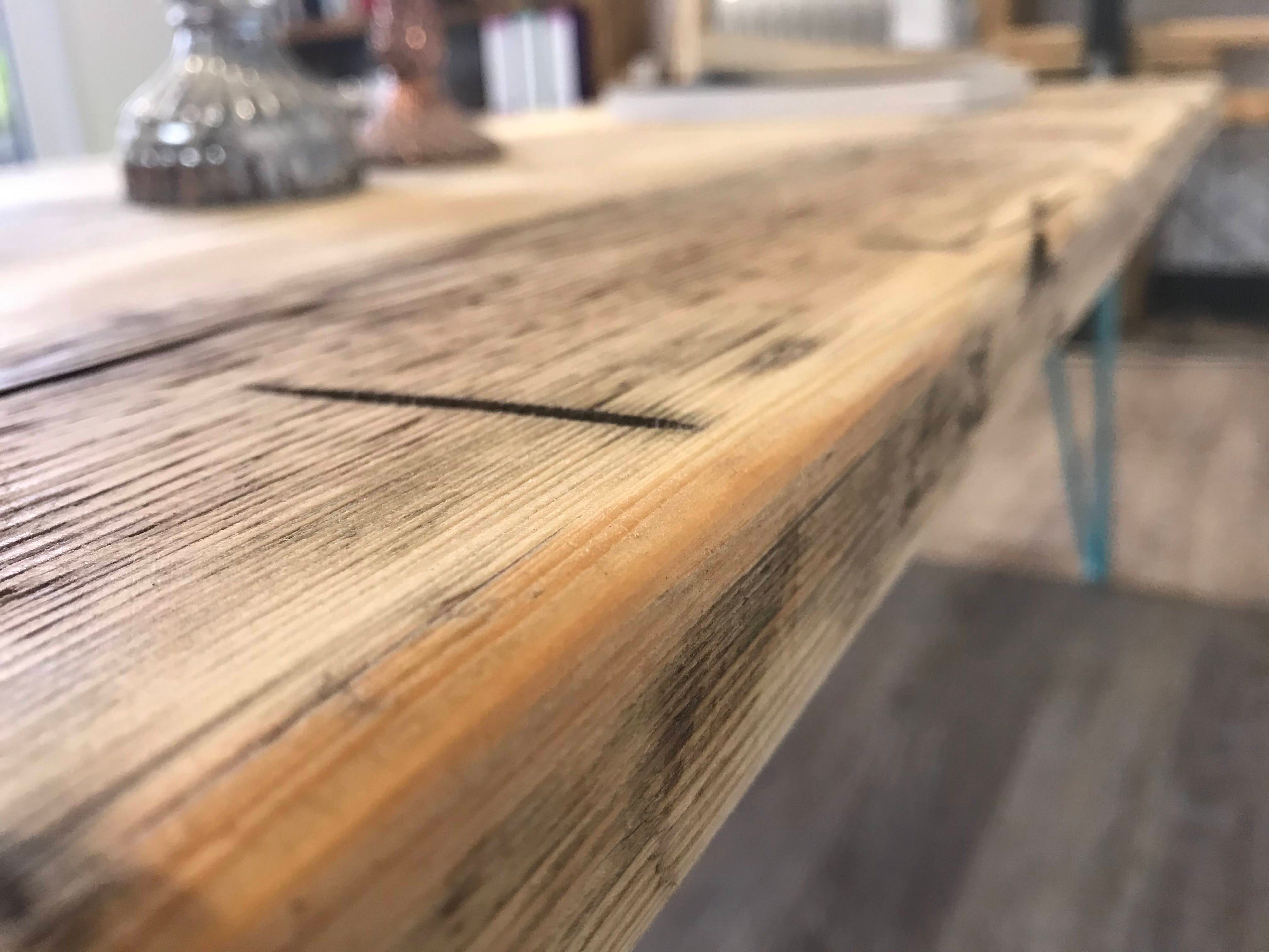 Wooden Coffee table with hairpin legs -‘The Branscombe’