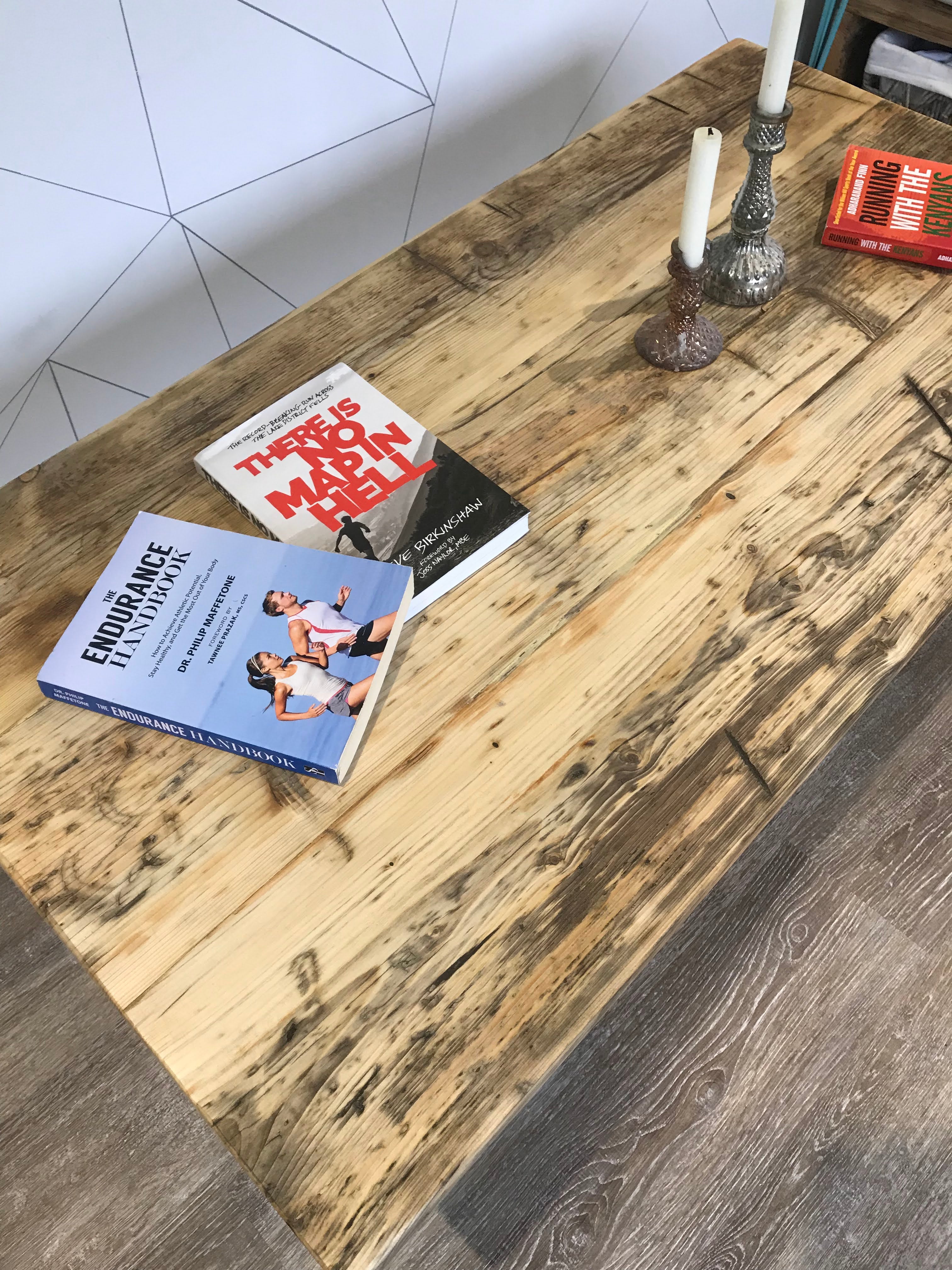 Wooden Coffee table with hairpin legs -‘The Branscombe’