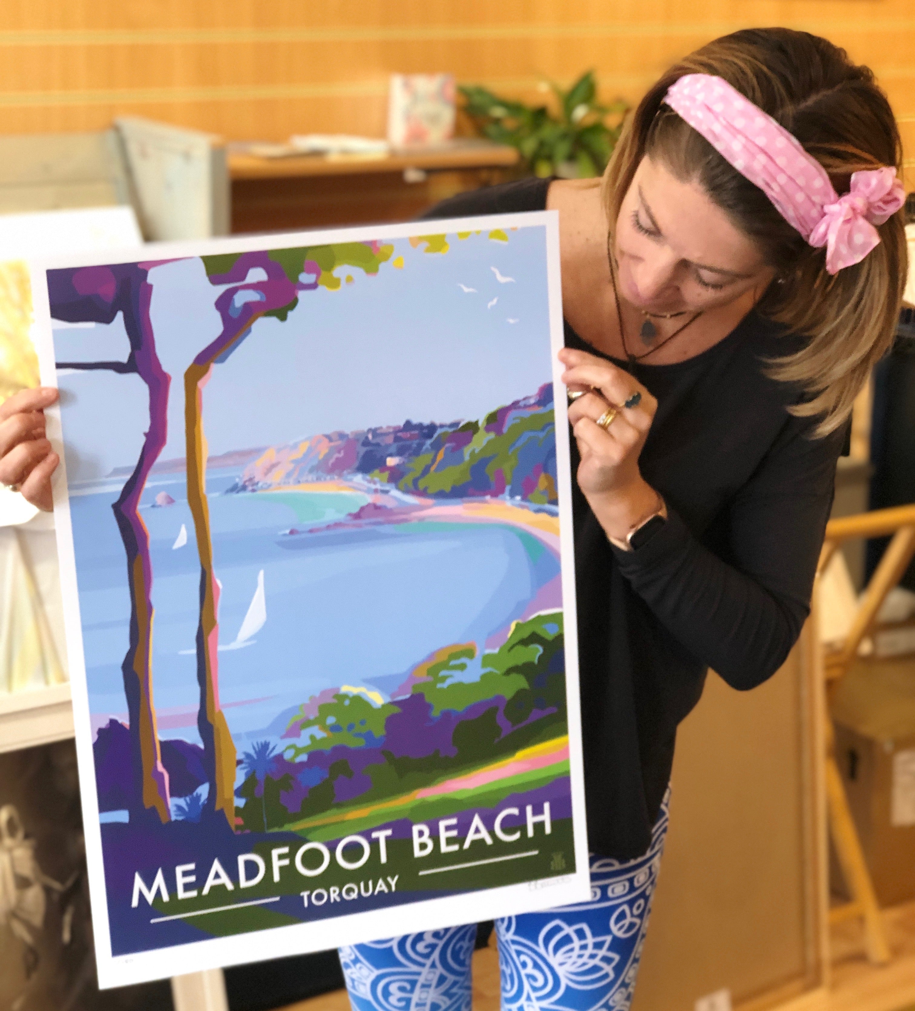 Meadfoot Beach, Torquay - Limited Edition A2