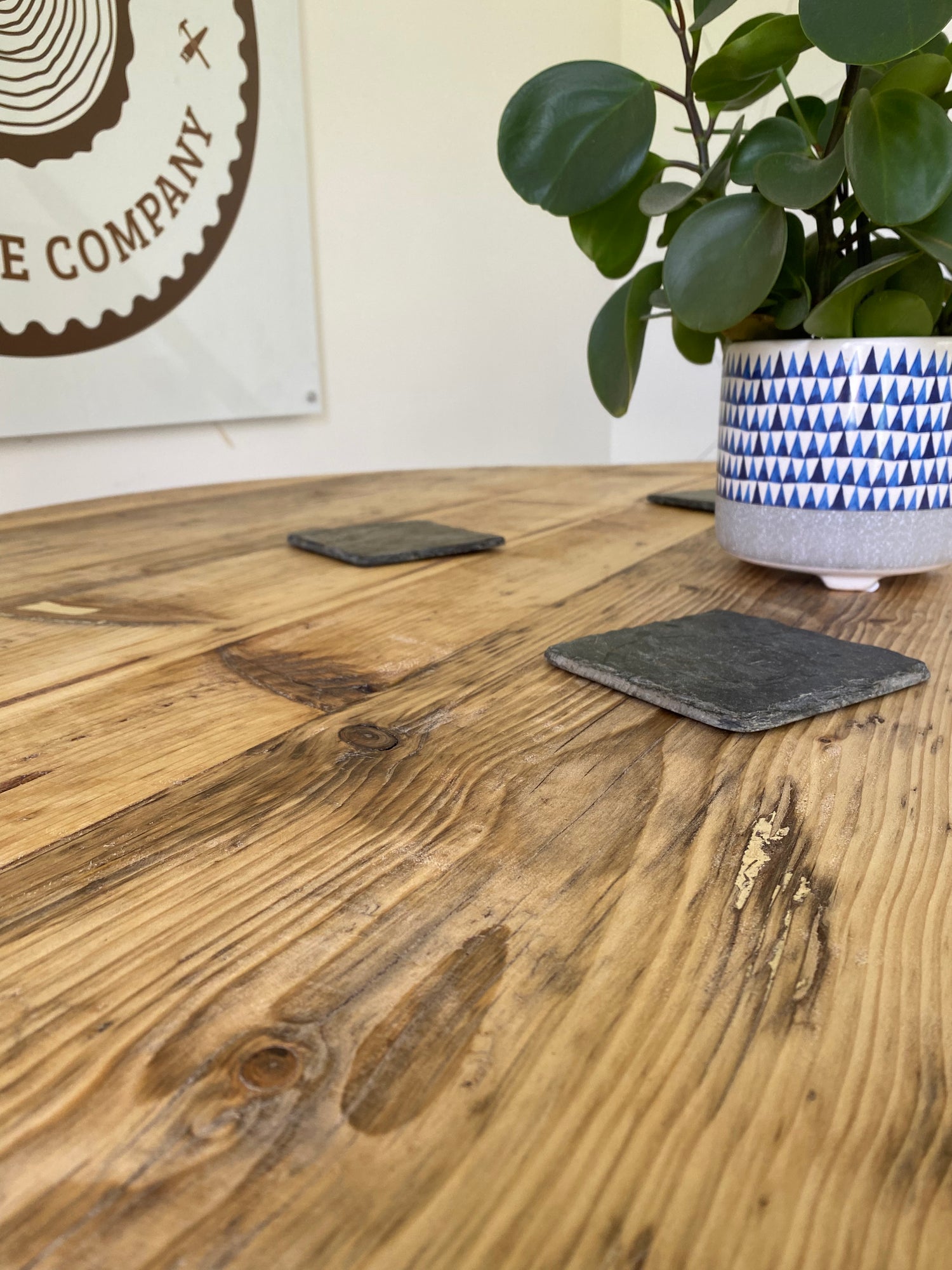 Wooden Round Dining Room Table - The &