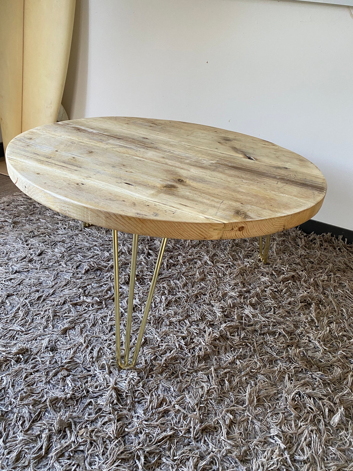 Round wooden coffee Table - The &
