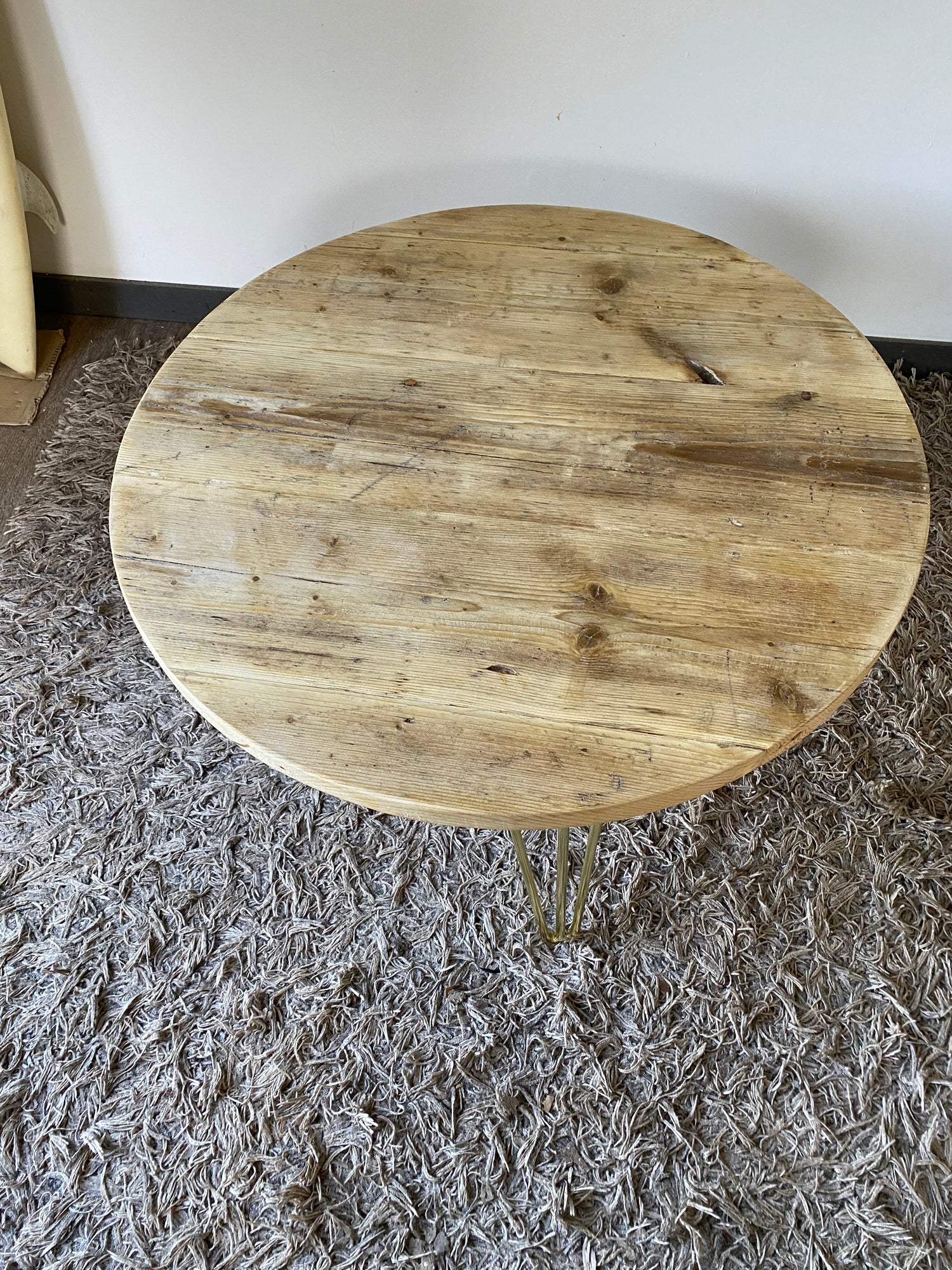 Round wooden coffee Table - The &