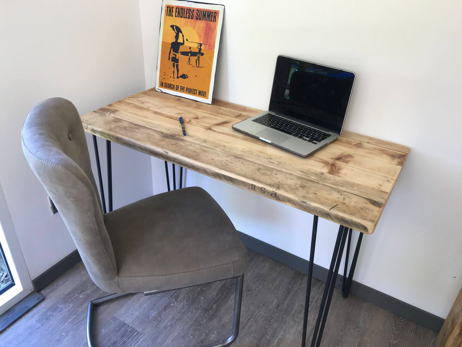 Wooden Rustic Desk - &