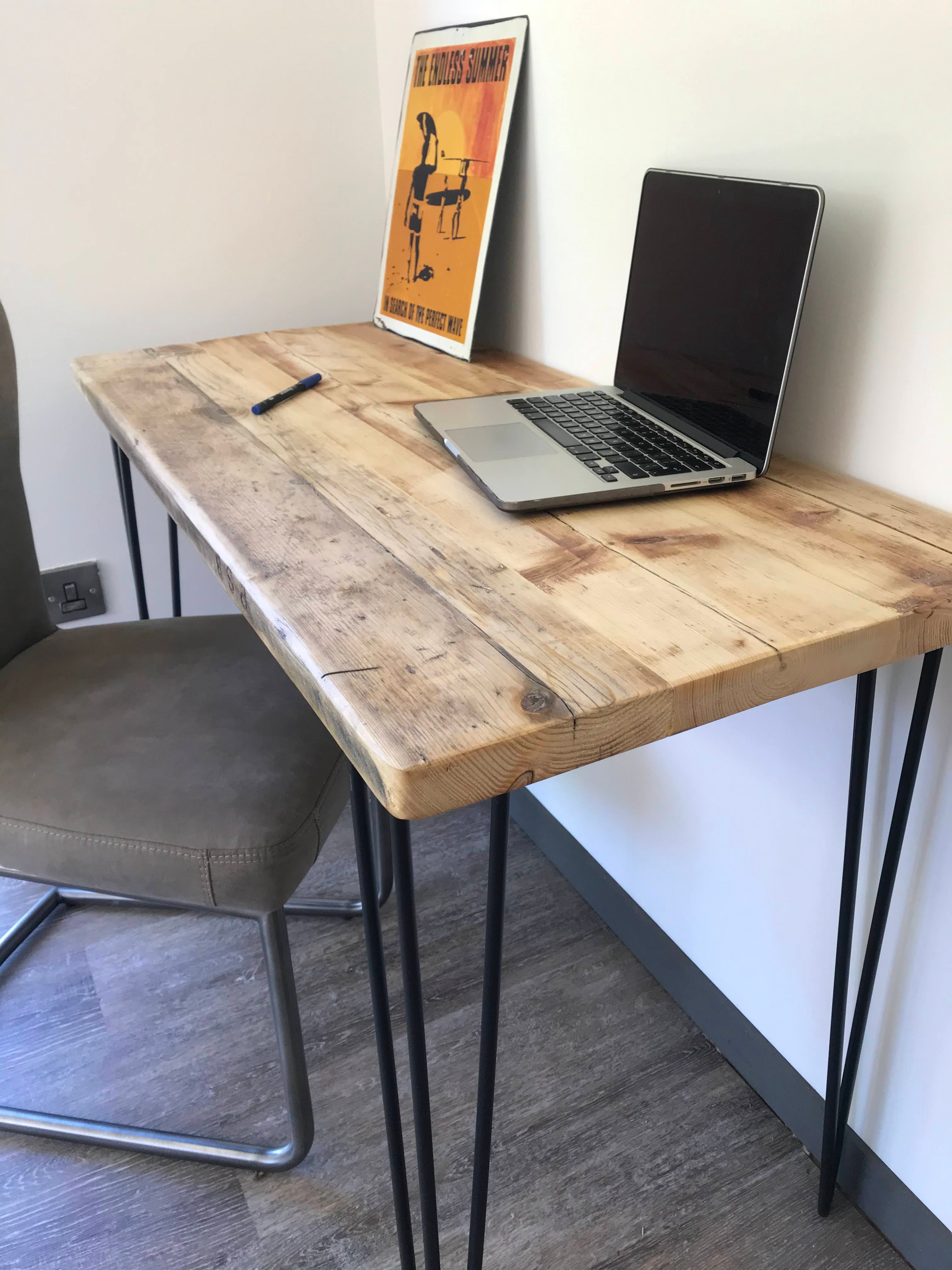 Wooden Rustic Desk - &