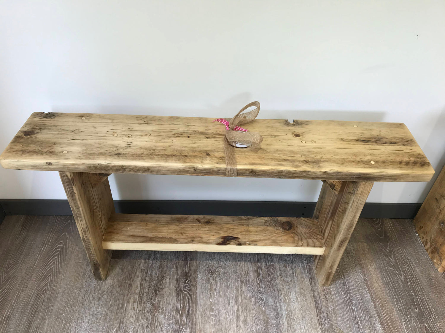 Wooden Bench - &