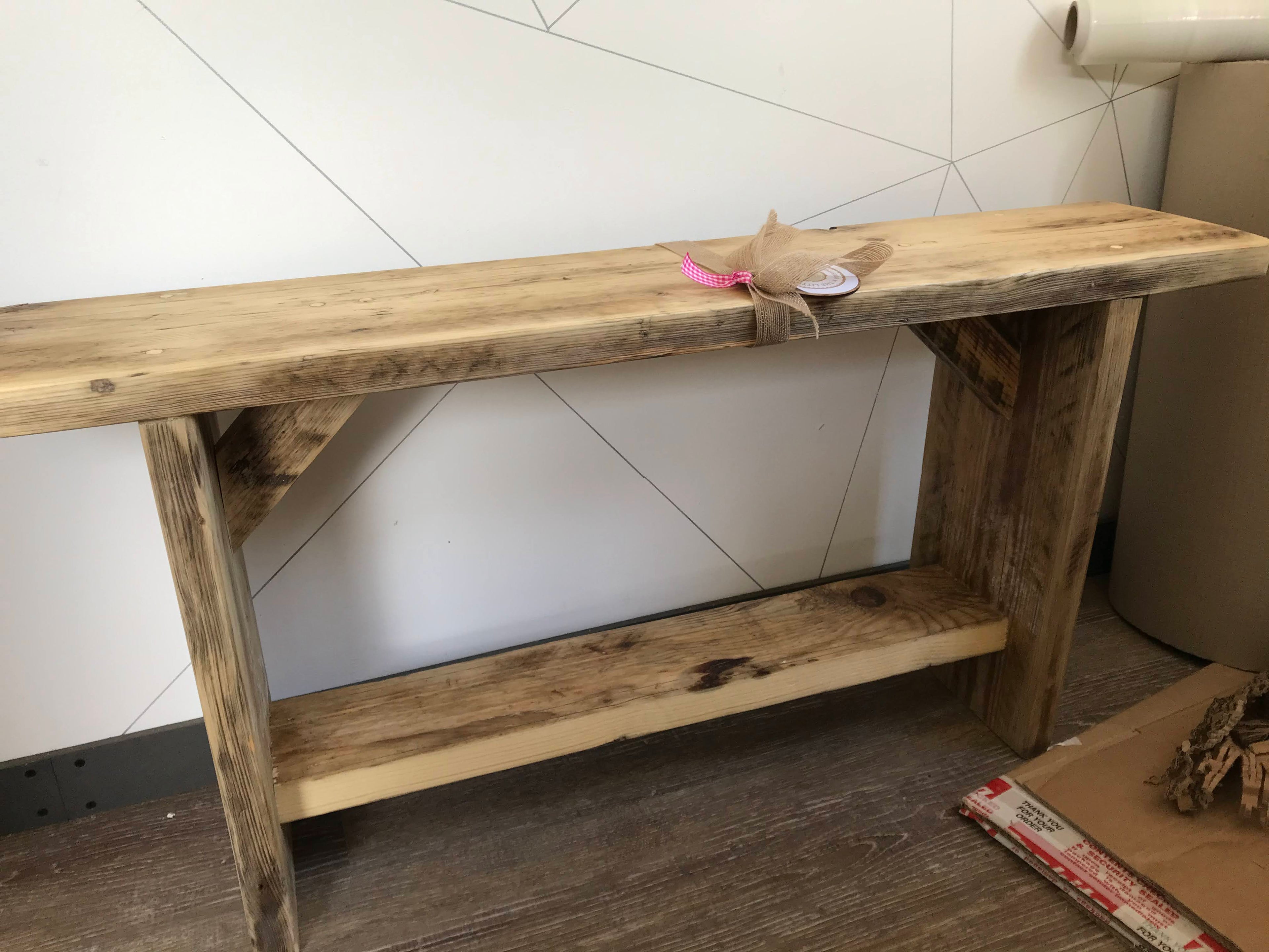 Wooden Bench - &