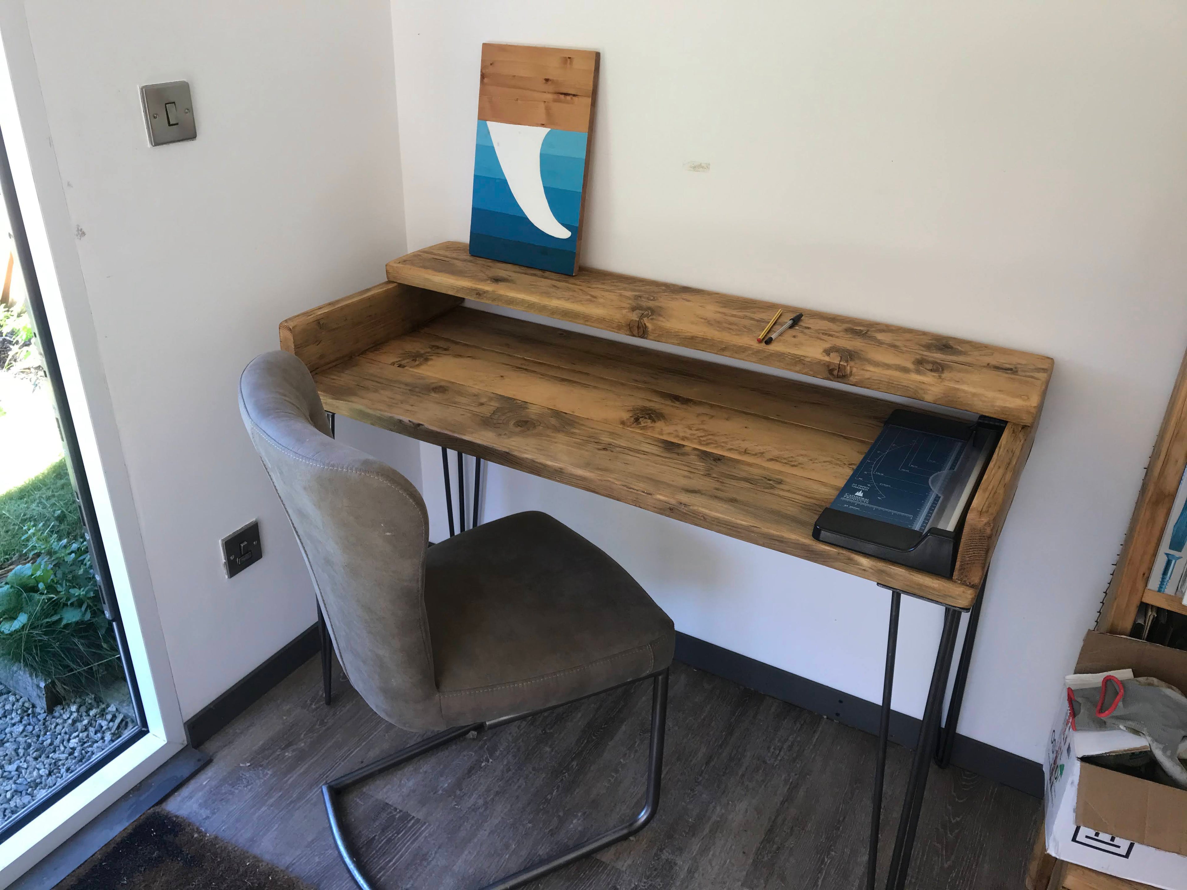 Wooden Desk - &