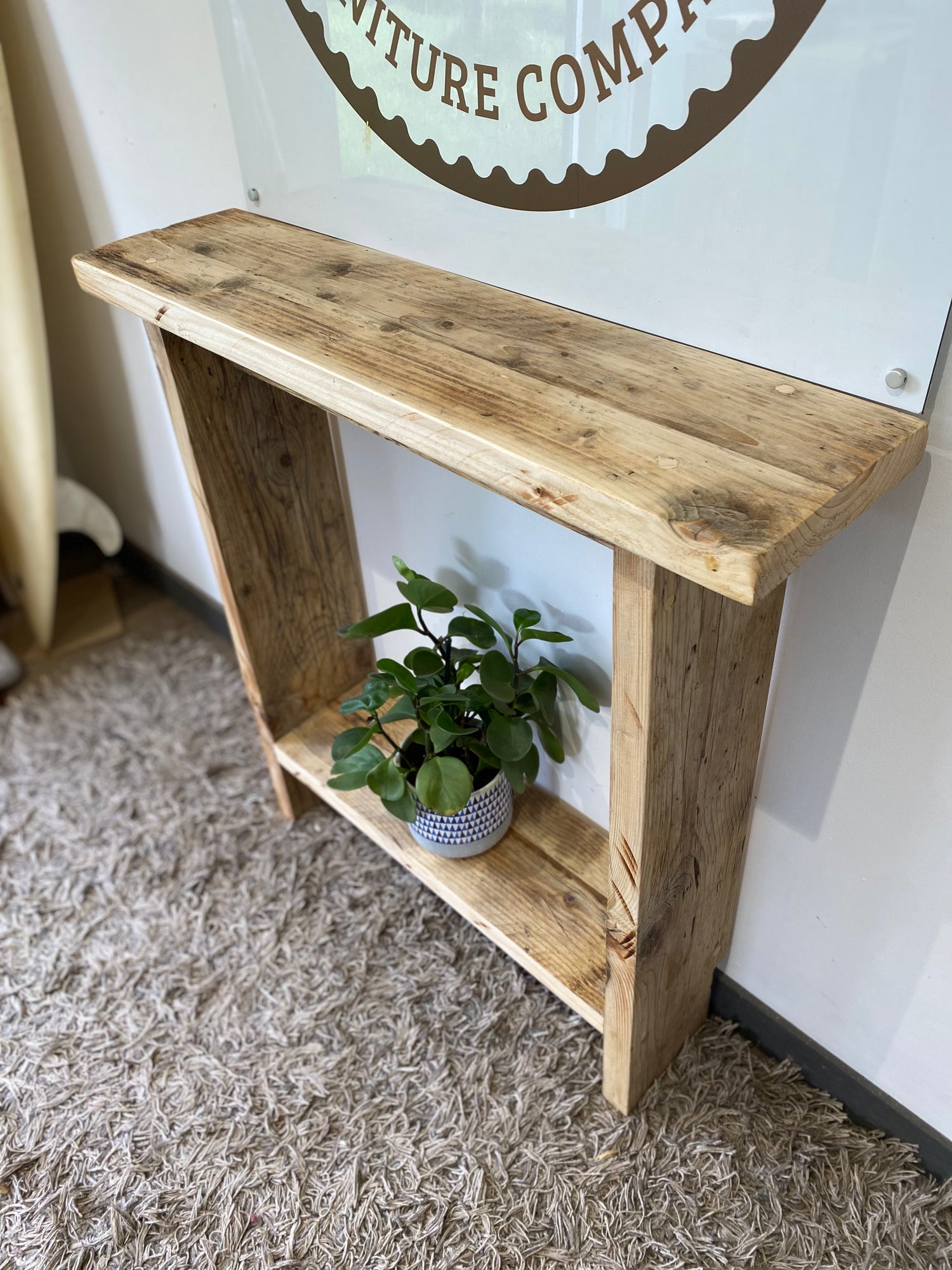 The Wooden Console Table