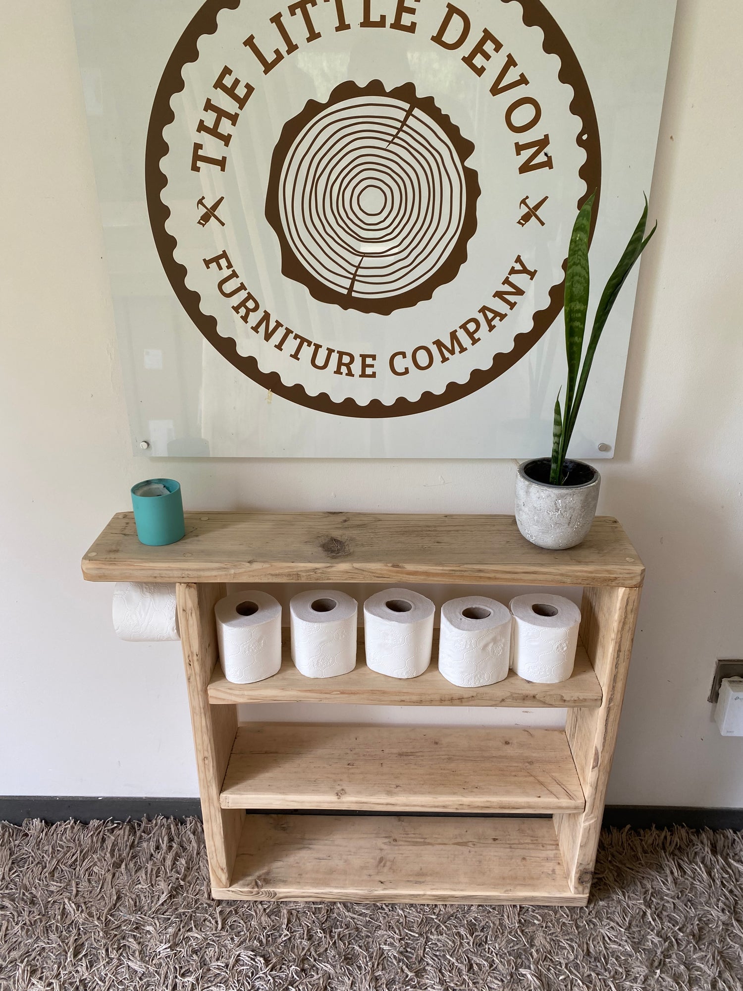 Wooden Bathroom Storage Unit