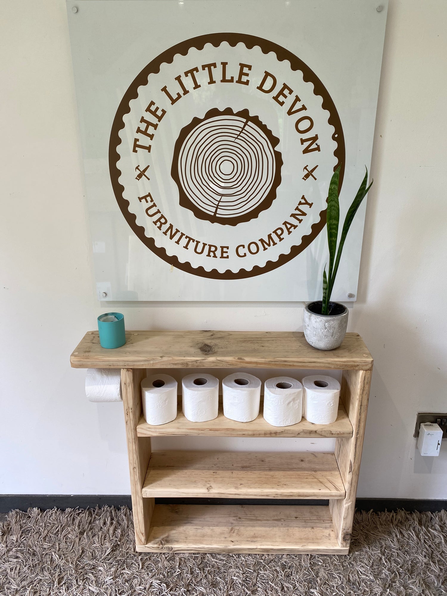 Wooden Bathroom Storage Unit