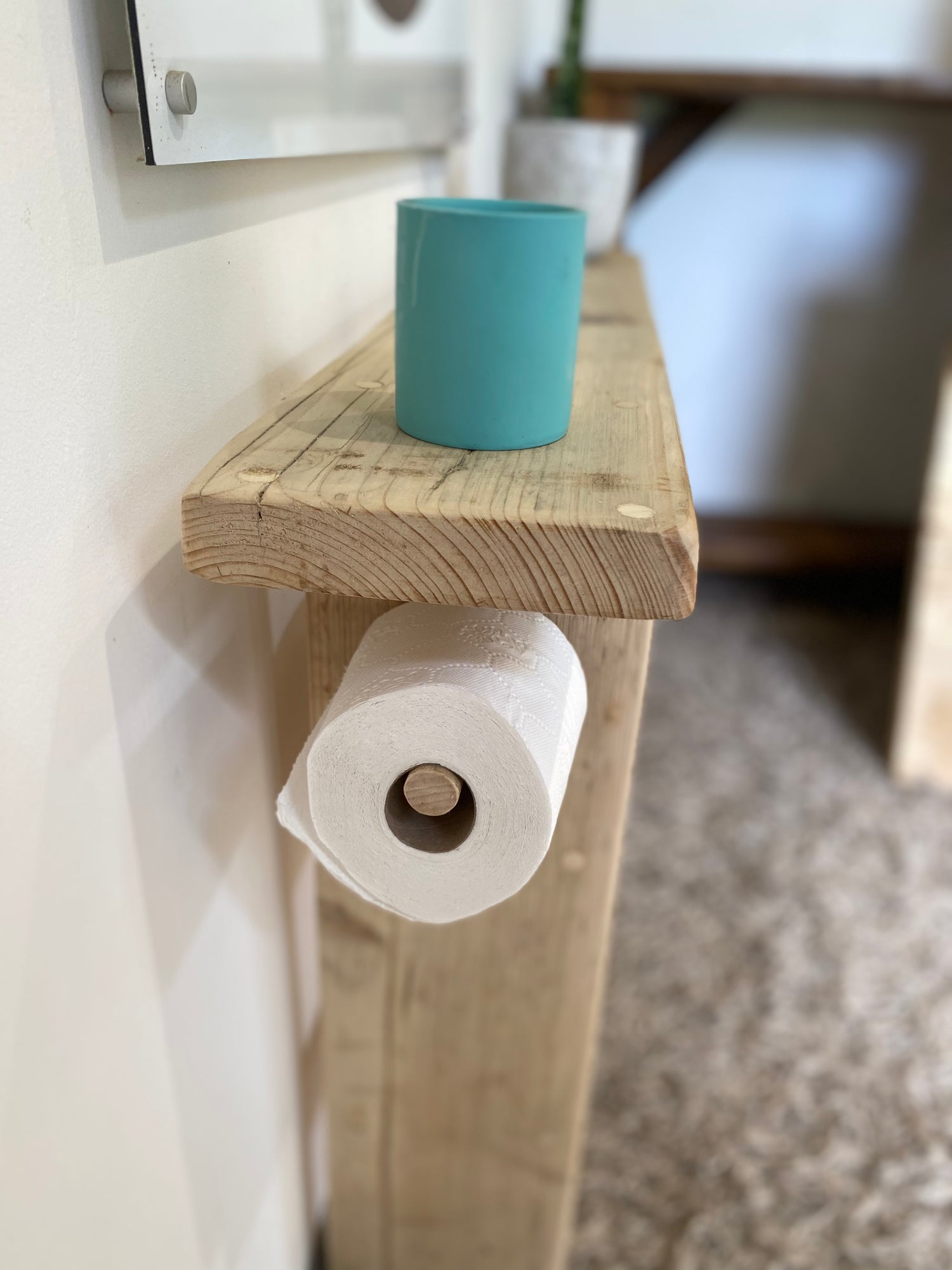 Wooden Bathroom Storage Unit