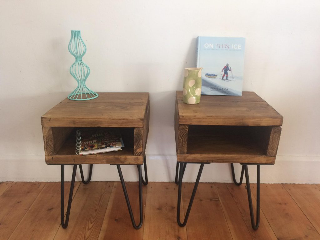 Wooden Bedside Tables - &