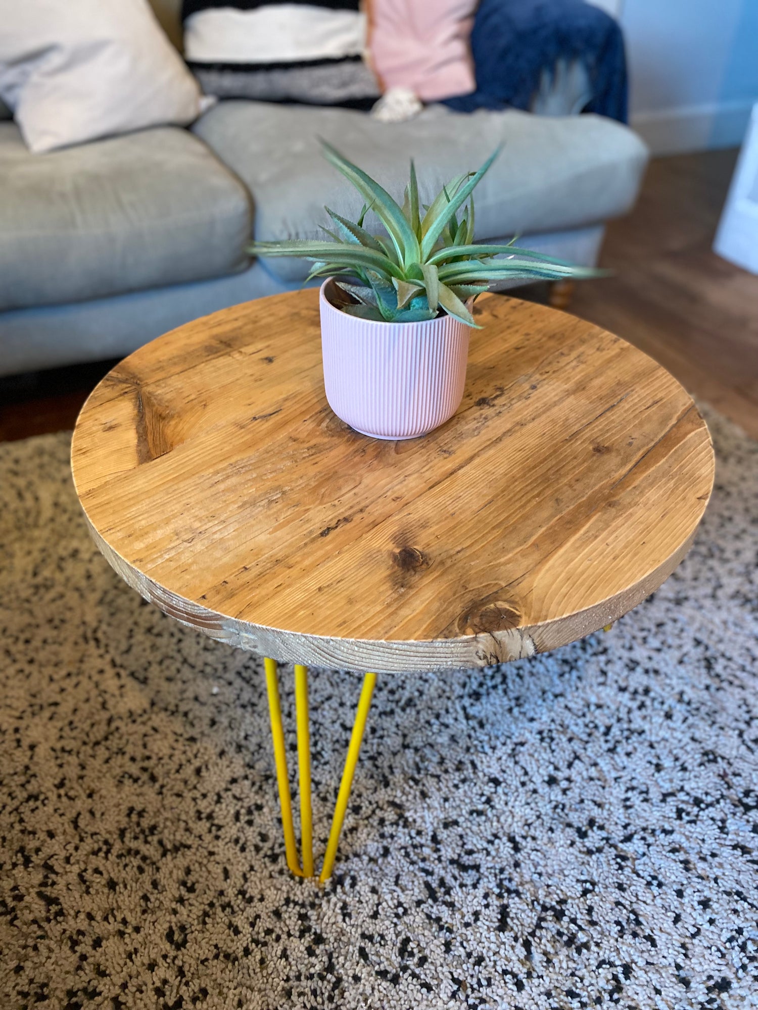 Round wooden coffee Table - The &