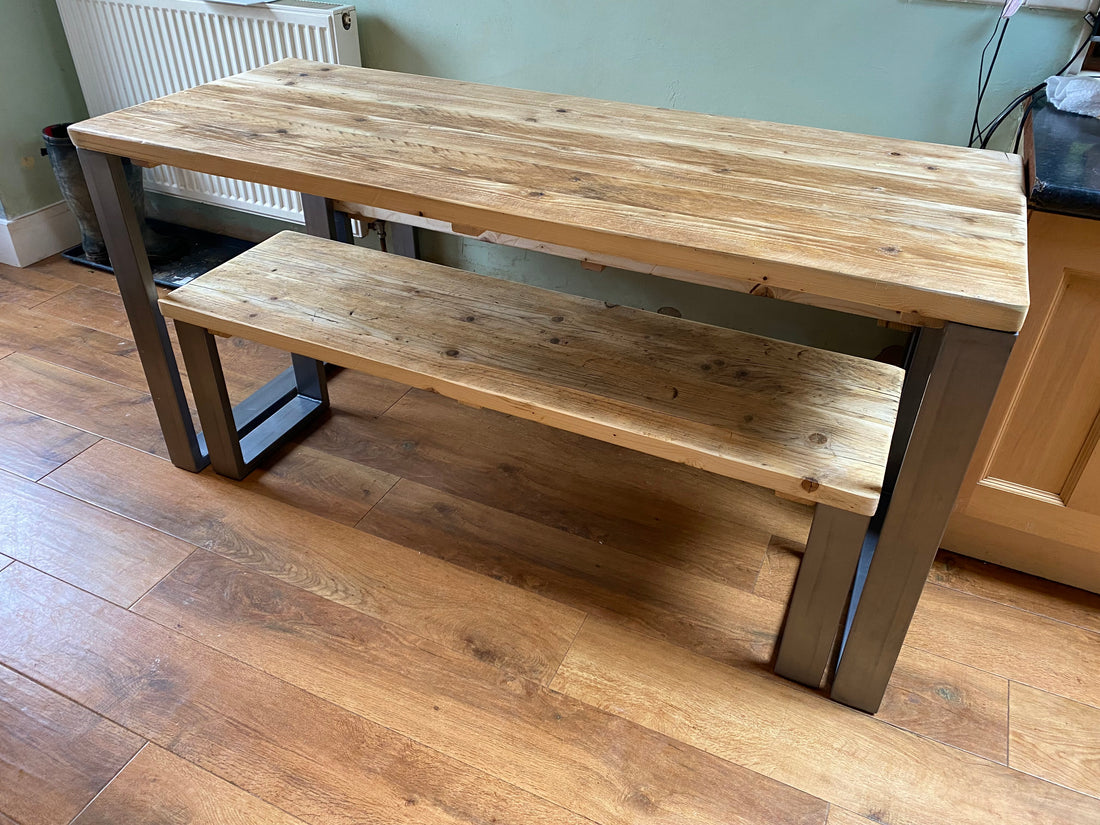 Wooden Space Saving Dining Room Table