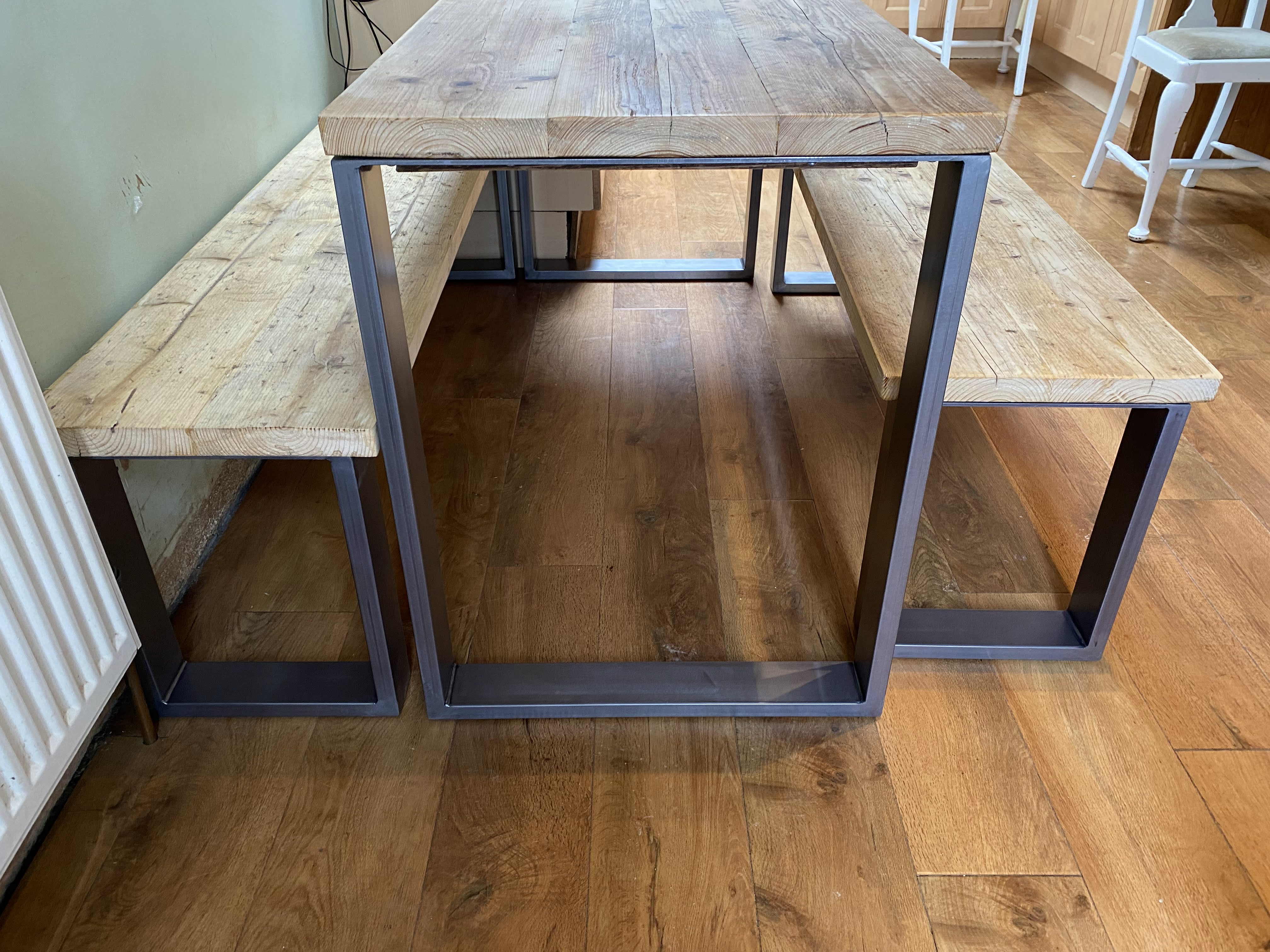 Space saving bench table sale