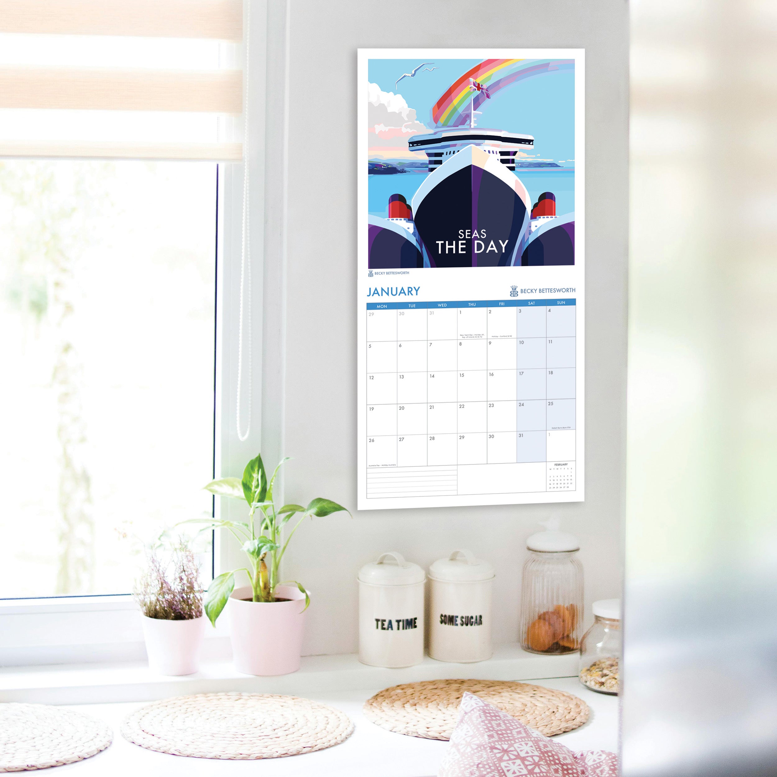 2026 Vintage Style Poster Art Calender