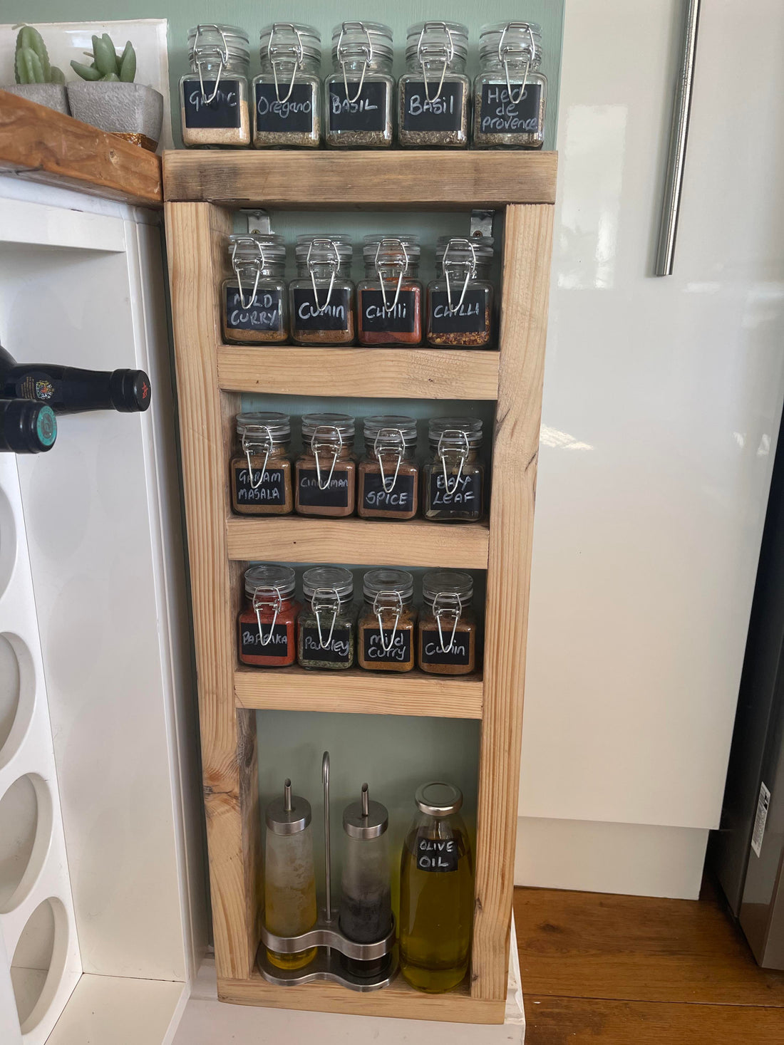 Wooden Spice Rack