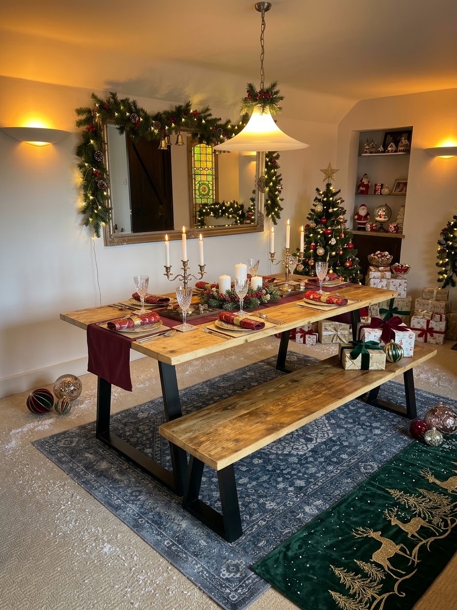 Wooden Dining Room Table - The &