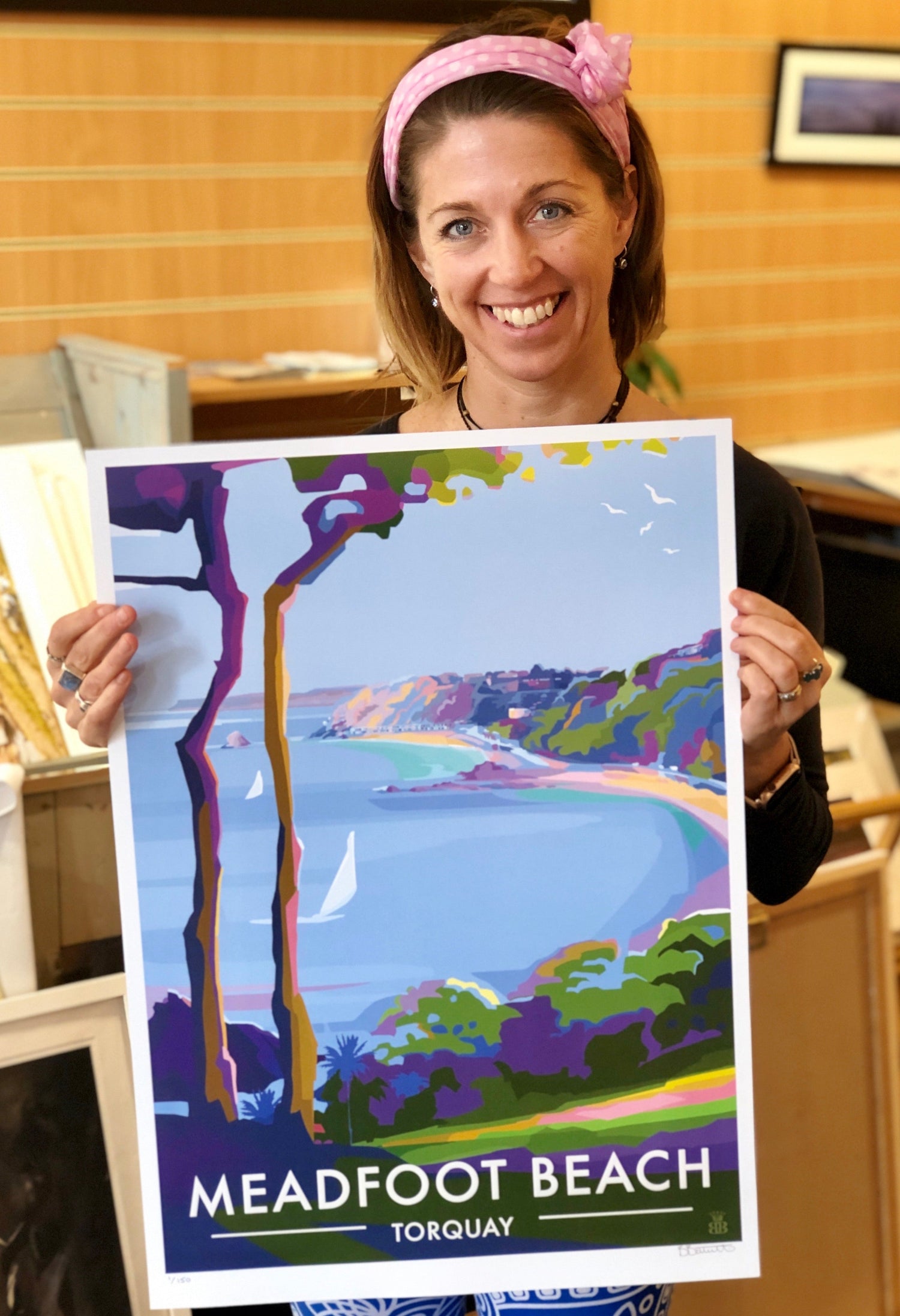 Meadfoot Beach, Torquay - Limited Edition A2