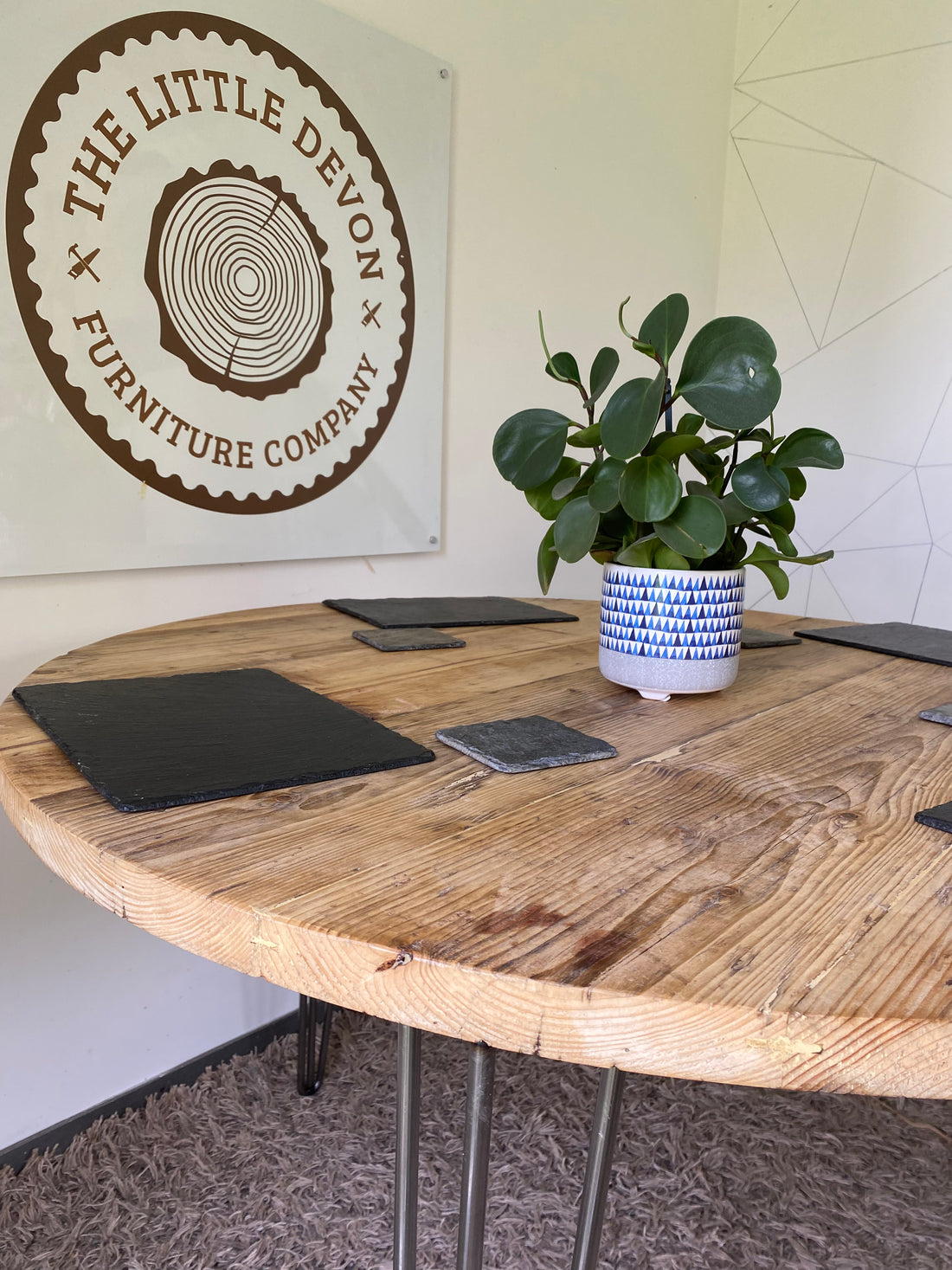 Wooden Round Dining Room Table - The &