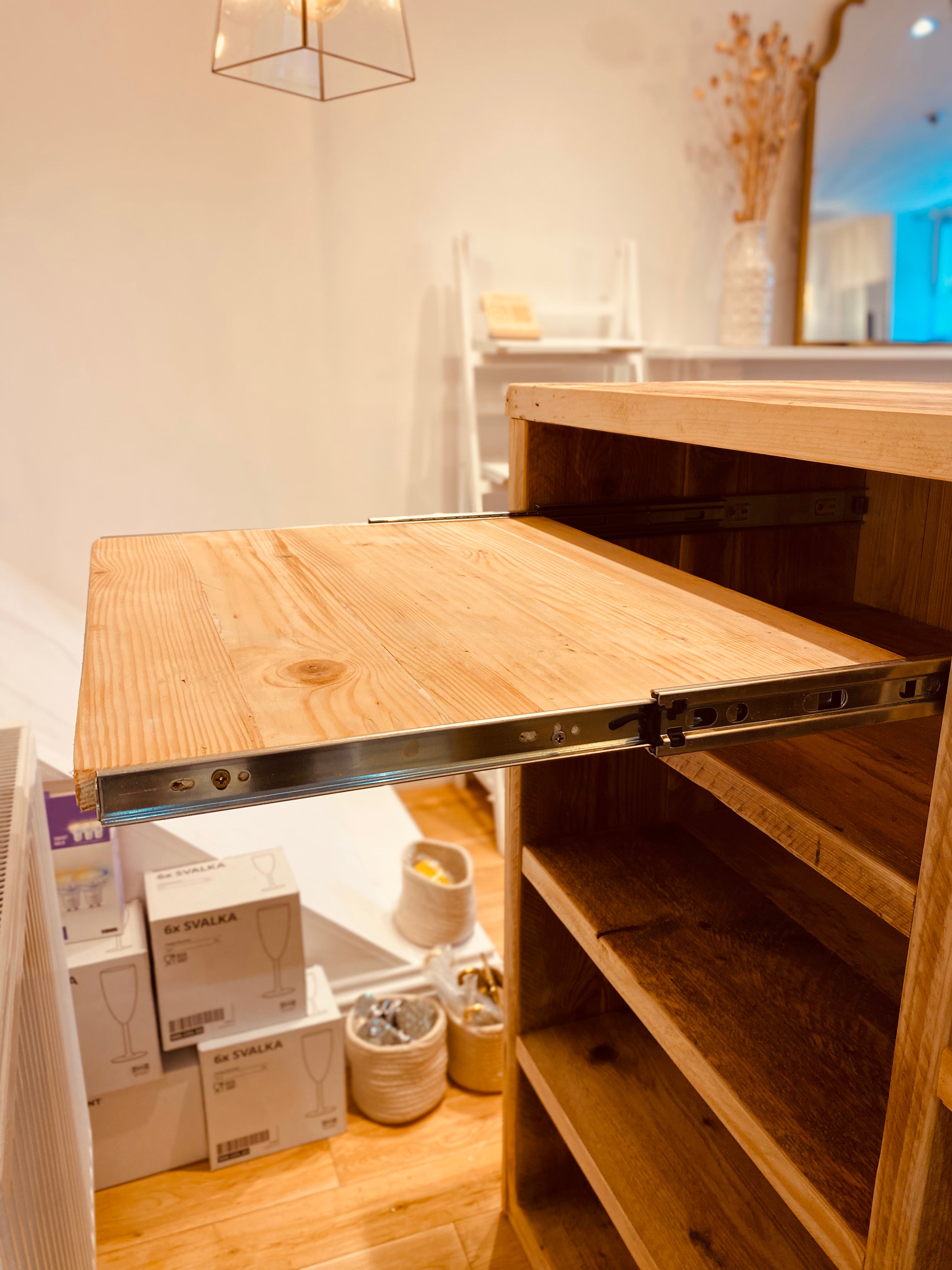 Wooden Reception Desks - The Tall One