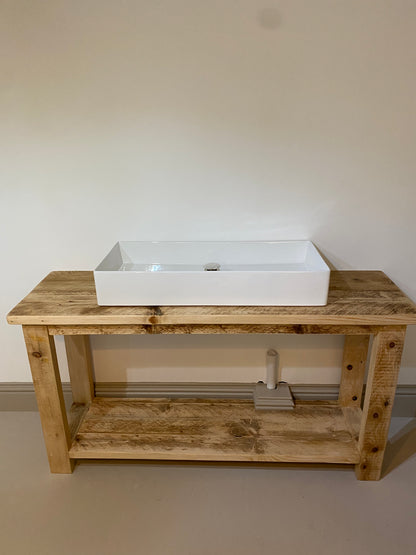Wooden Bathroom Vanity Unit - The Chagford