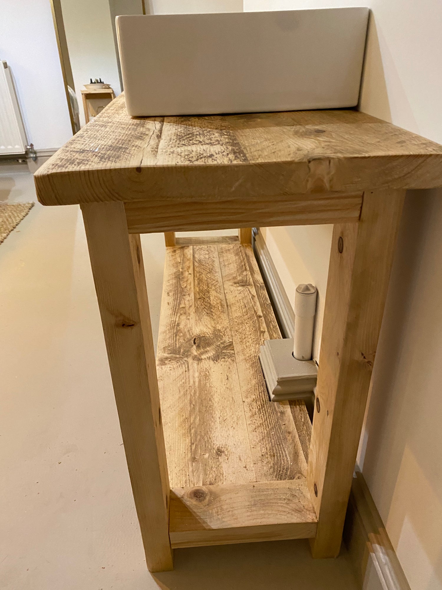 Wooden Bathroom Vanity Unit - The Chagford