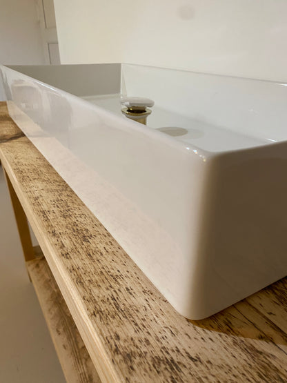 Wooden Bathroom Vanity Unit - The Chagford