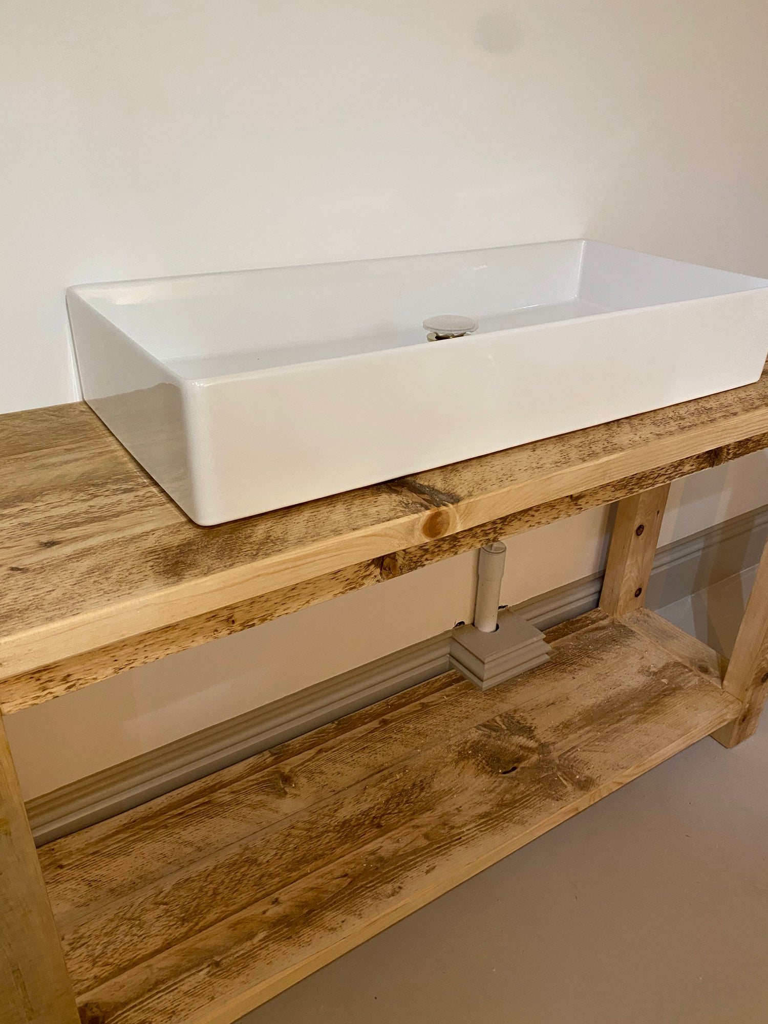 Wooden Bathroom Vanity Unit - The Chagford