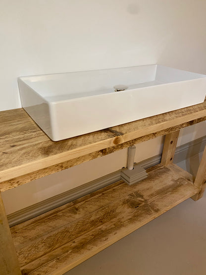 Wooden Bathroom Vanity Unit - The Chagford