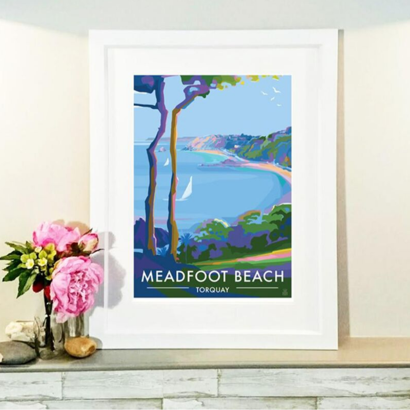 Meadfoot Beach, Torquay - Limited Edition A2