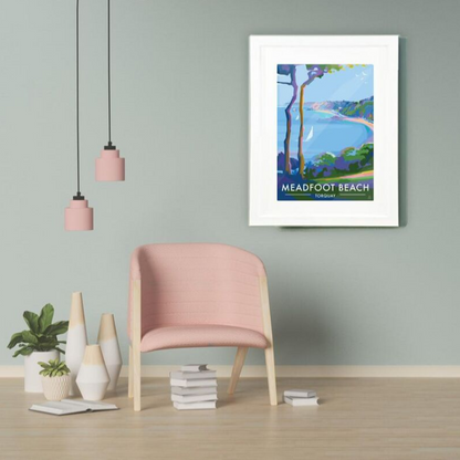 Meadfoot Beach, Torquay - Limited Edition A2