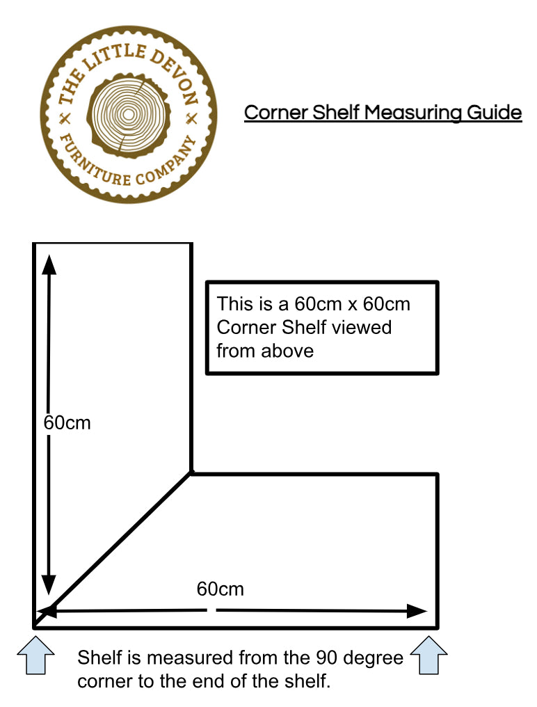 Wooden Corner shelf